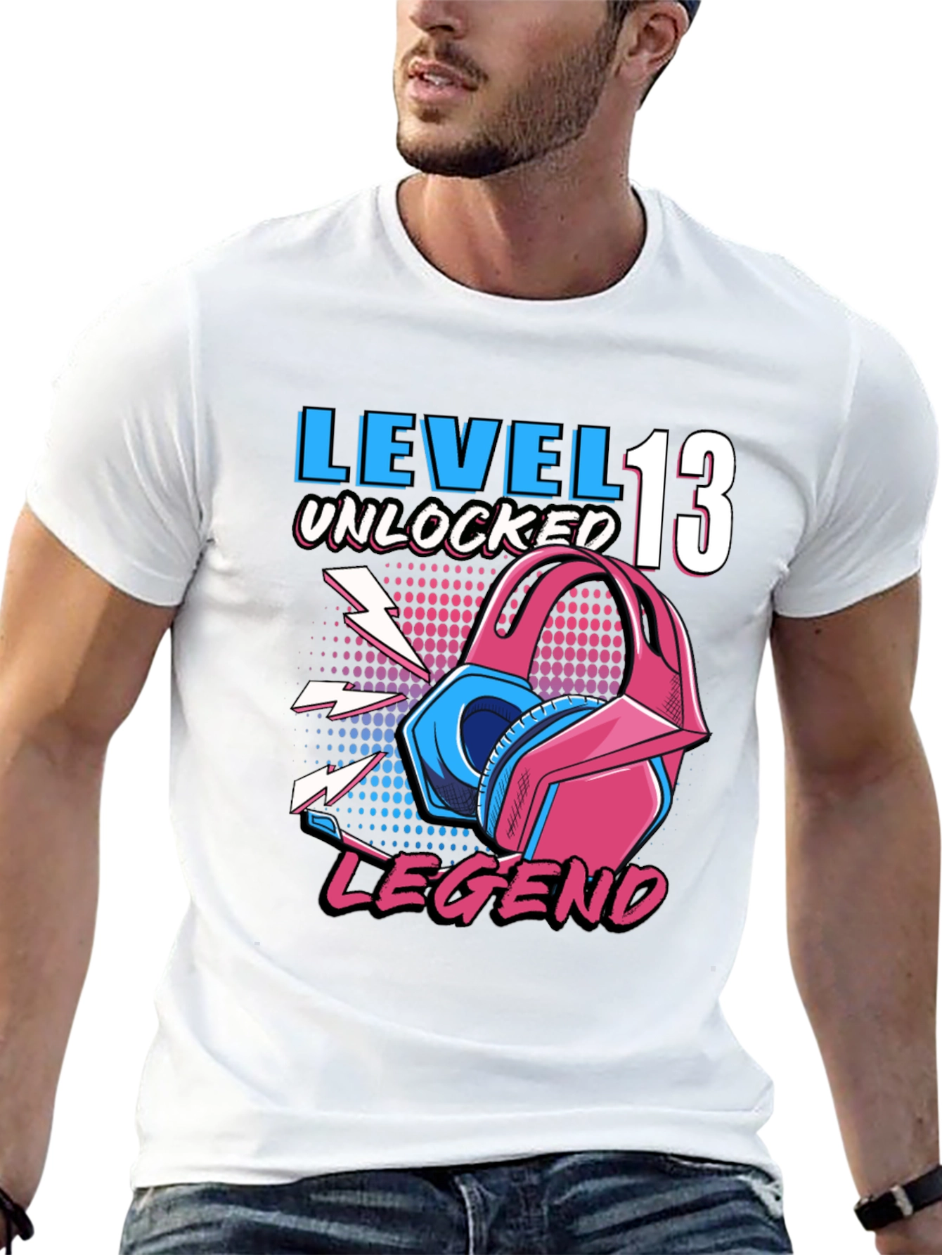 Black Level 13 Unlocked Legend Gamer T-Shirt view 13