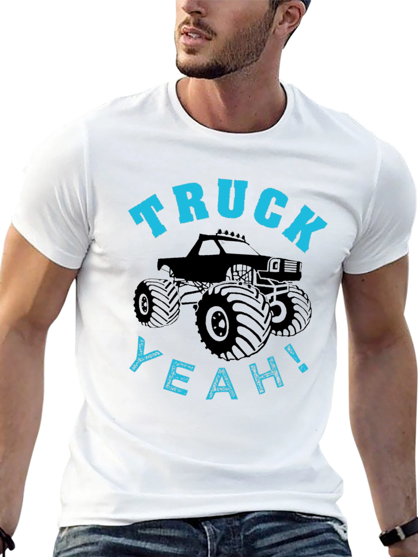 Black Truck Yeah! Graphic Tee view 13