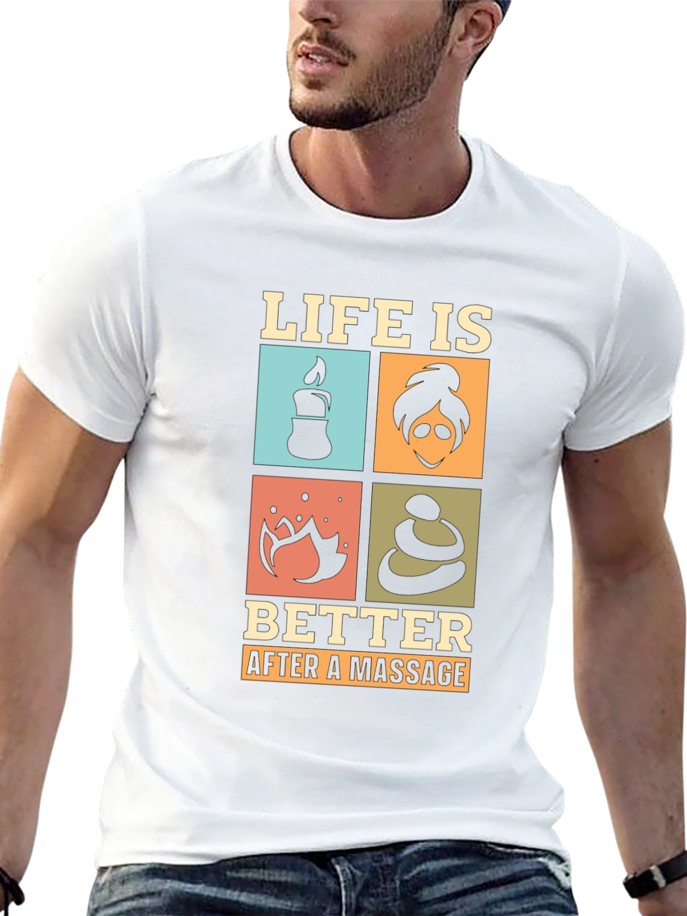 Black Life is Better After a Massage T-Shirt view 13