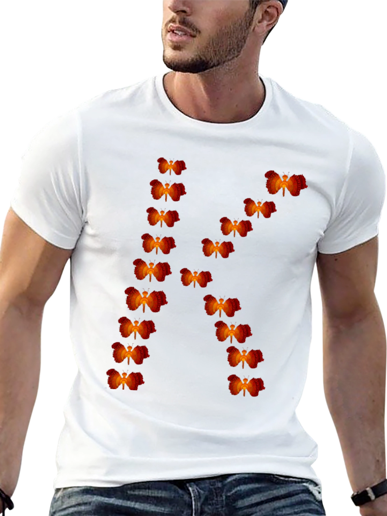 Black Phoenix Initial "K" Graphic Tee - Premium Cotton view 13