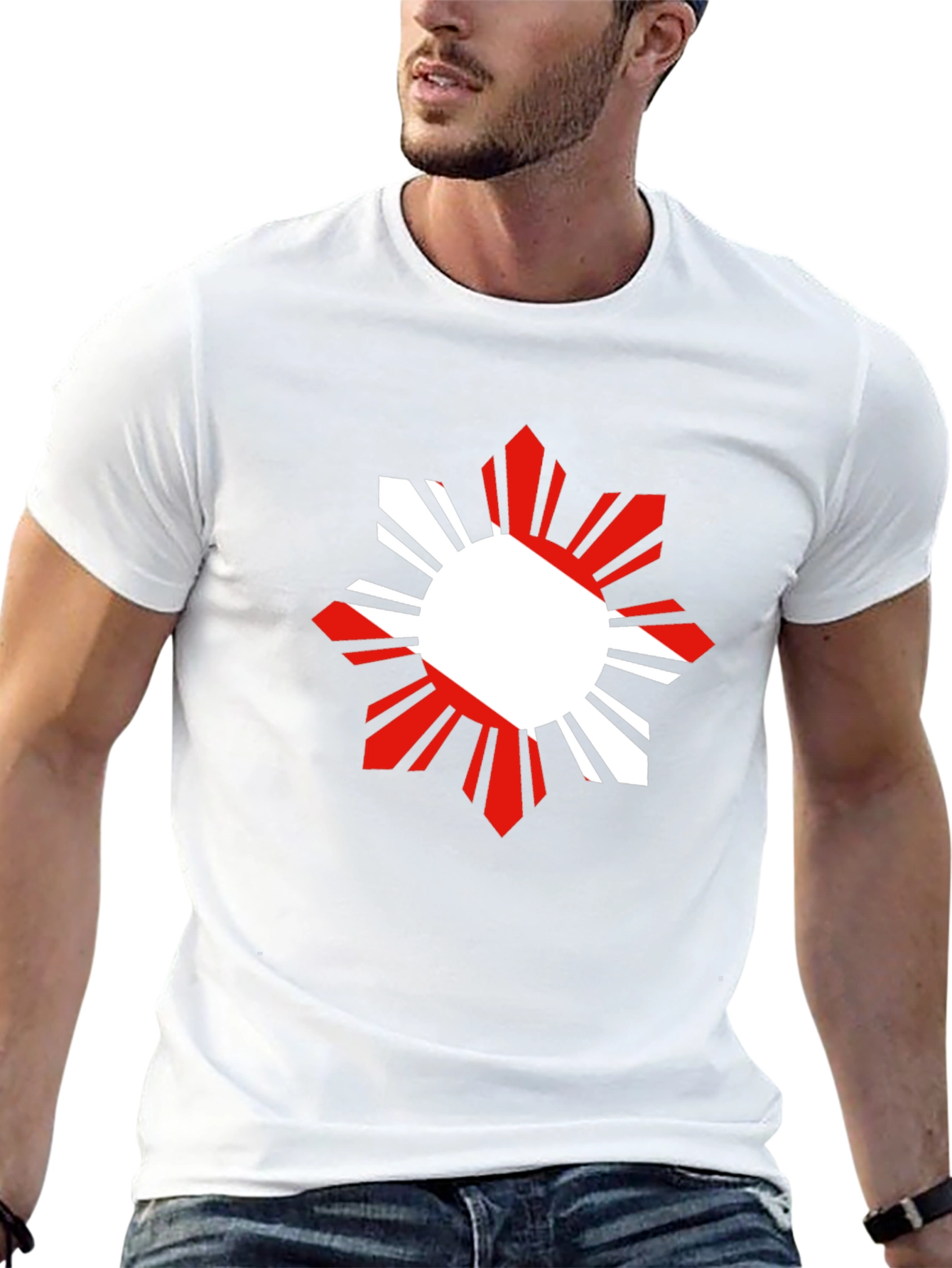 Black Filipino Sun Graphic Tee - Black view 13