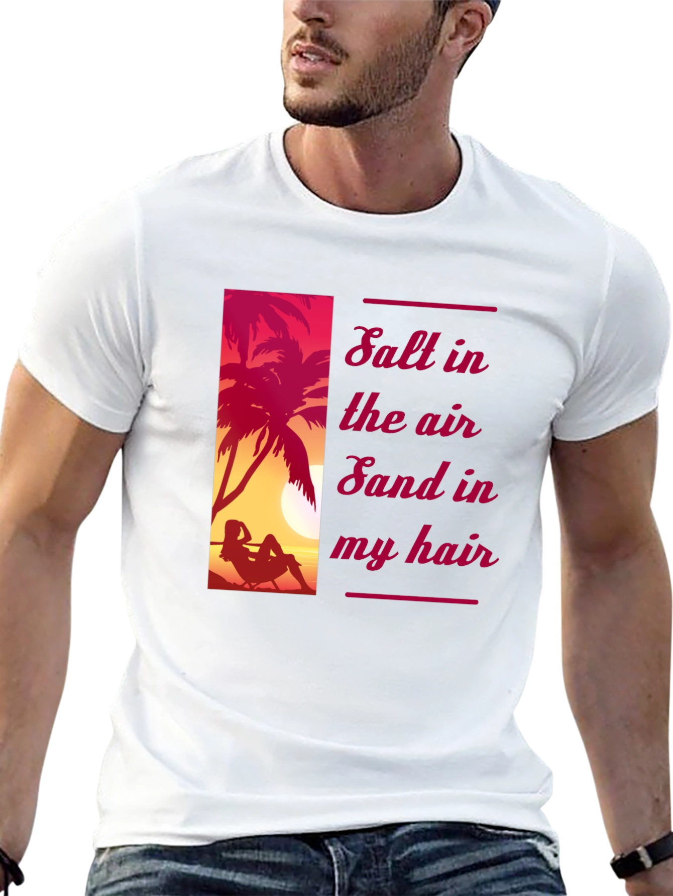 Salt Air Sand Hair Graphic Tee - 13