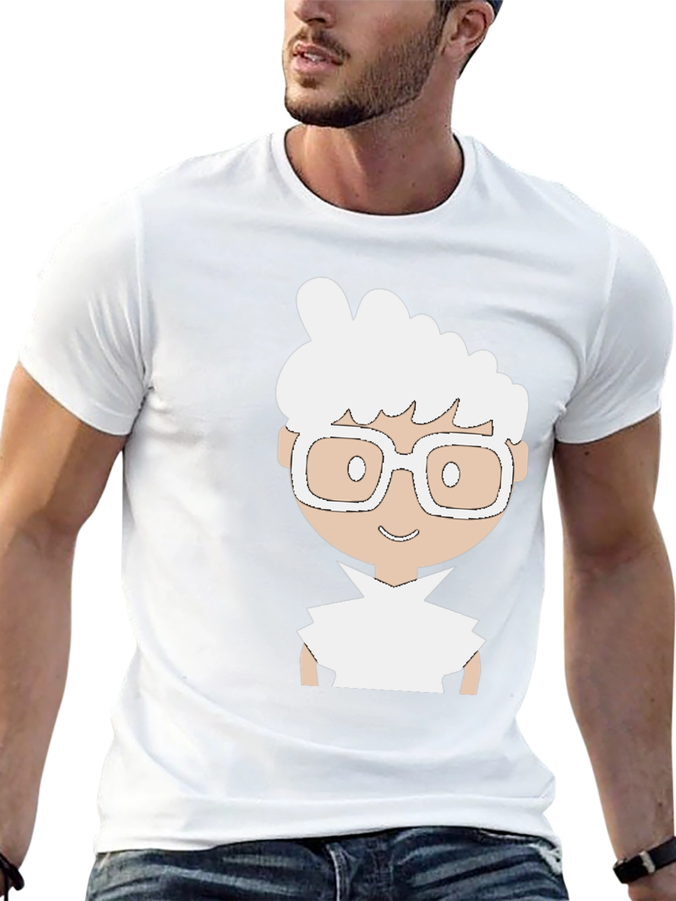 Black Cartoon Character T-Shirt view 13