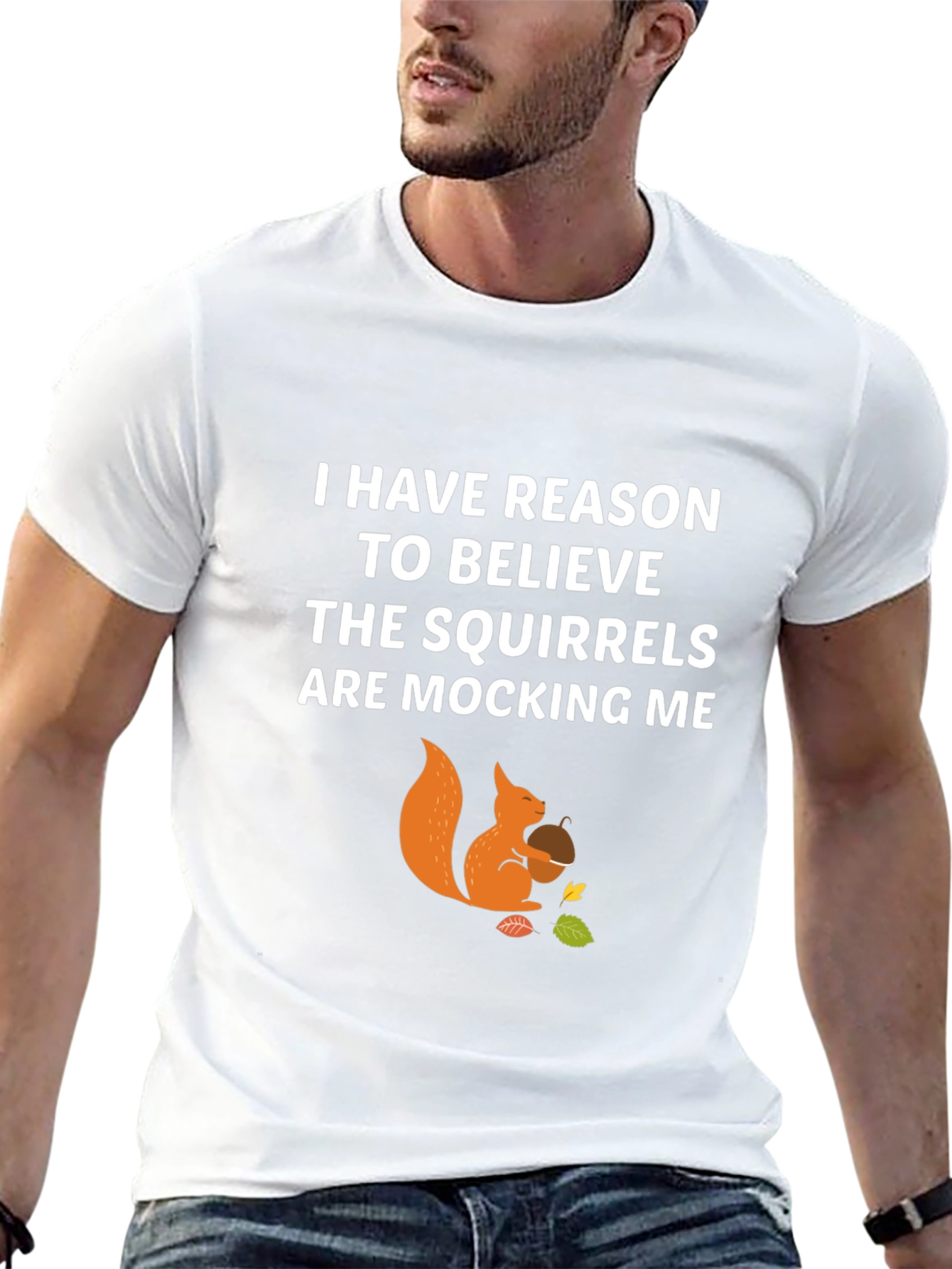 Black Squirrel Mocking T-Shirt - Funny Humor Tee view 13