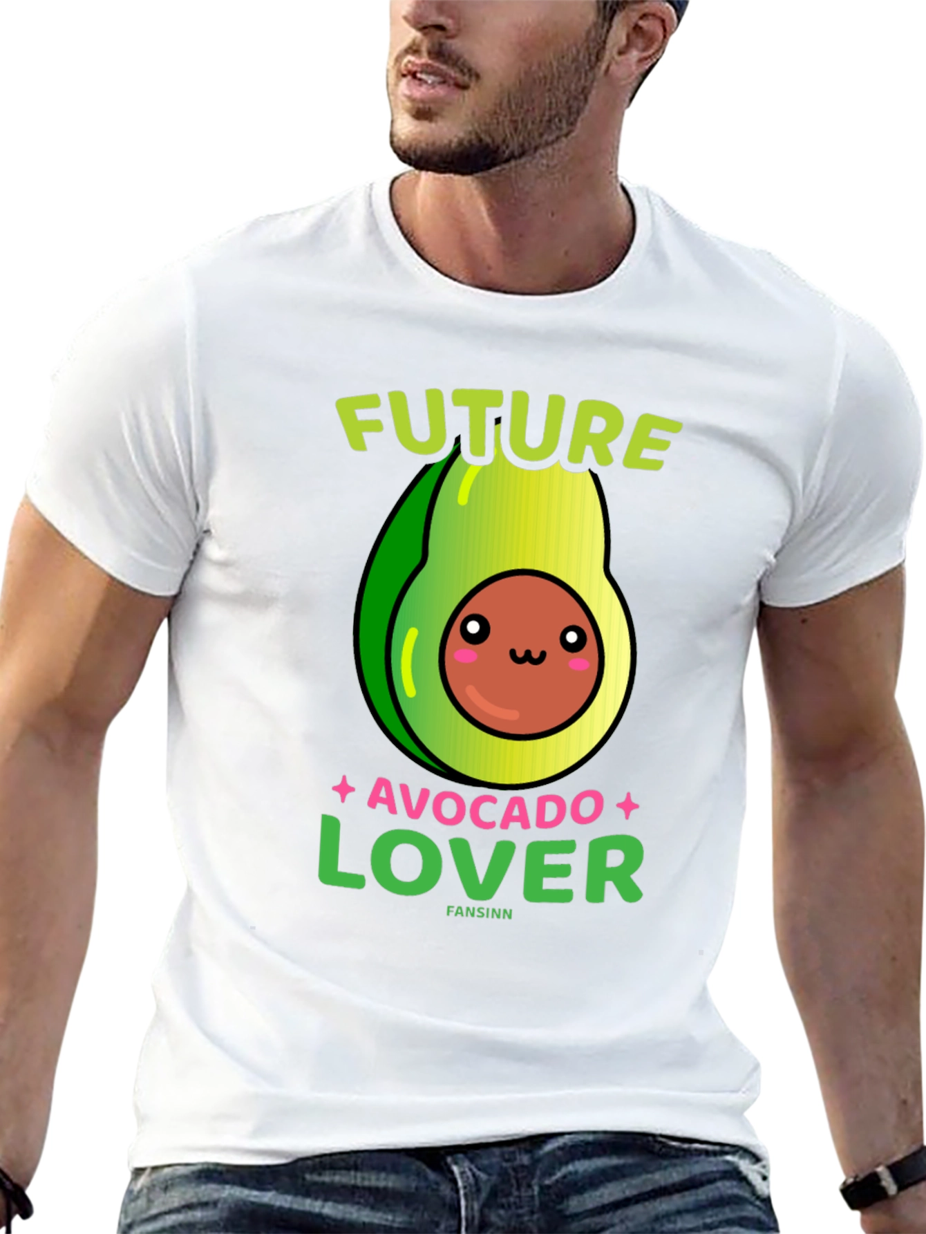 Black Future Avocado Lover T-Shirt view 13