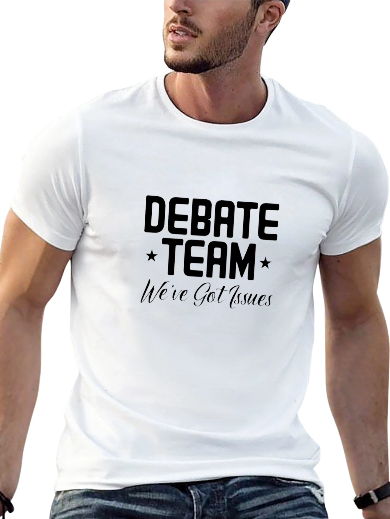 Black Debate Team Issues Black T-Shirt view 13