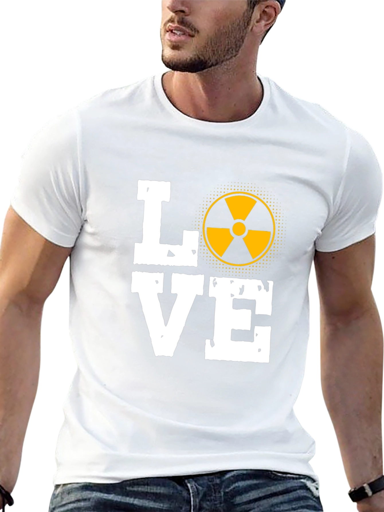 Black LOVE Rad Tech T-Shirt - Radiological Science Tee view 13