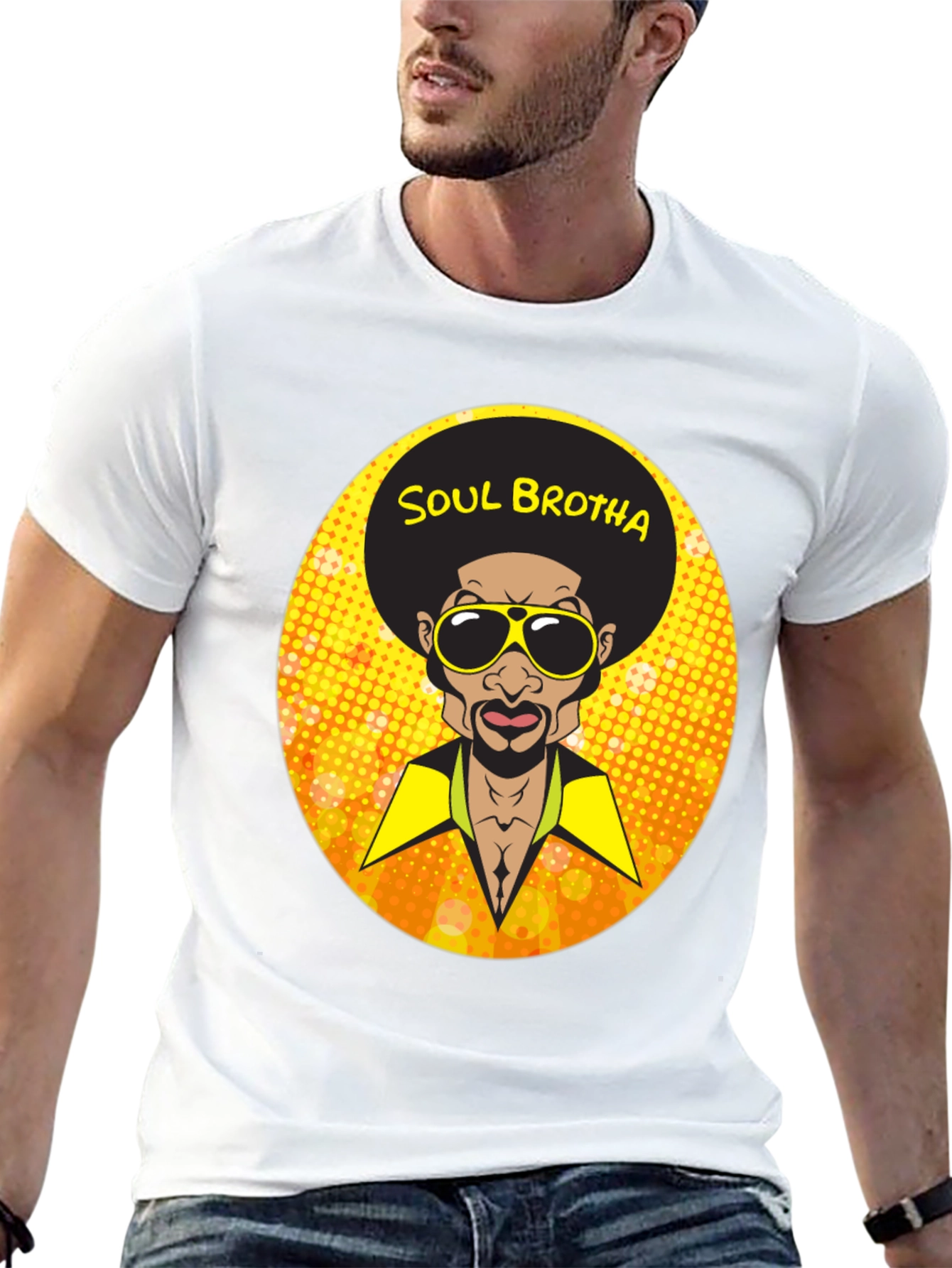 Soul Brotha Retro Graphic T-Shirt - 13