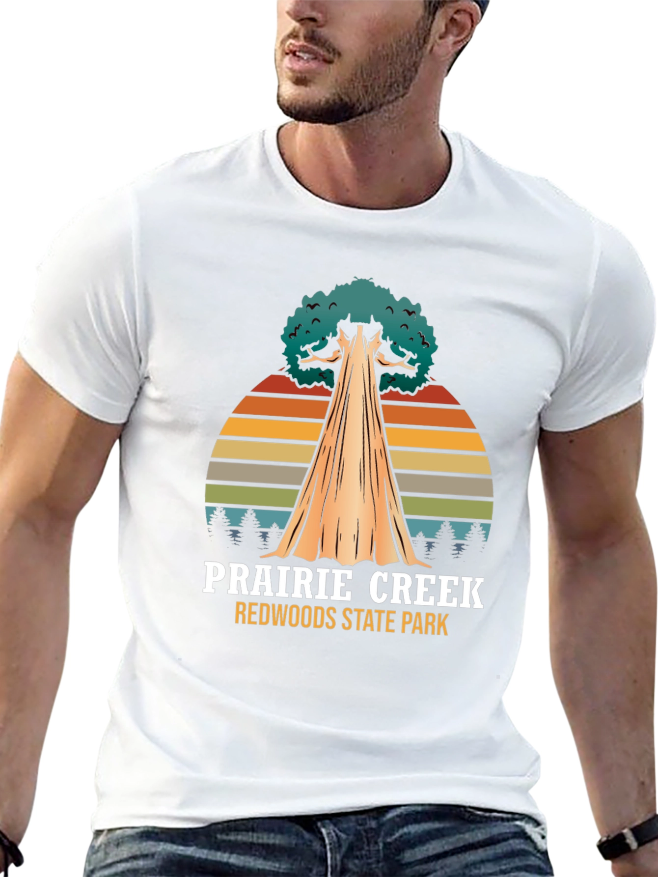 Black Prairie Creek Redwoods State Park T-Shirt view 13