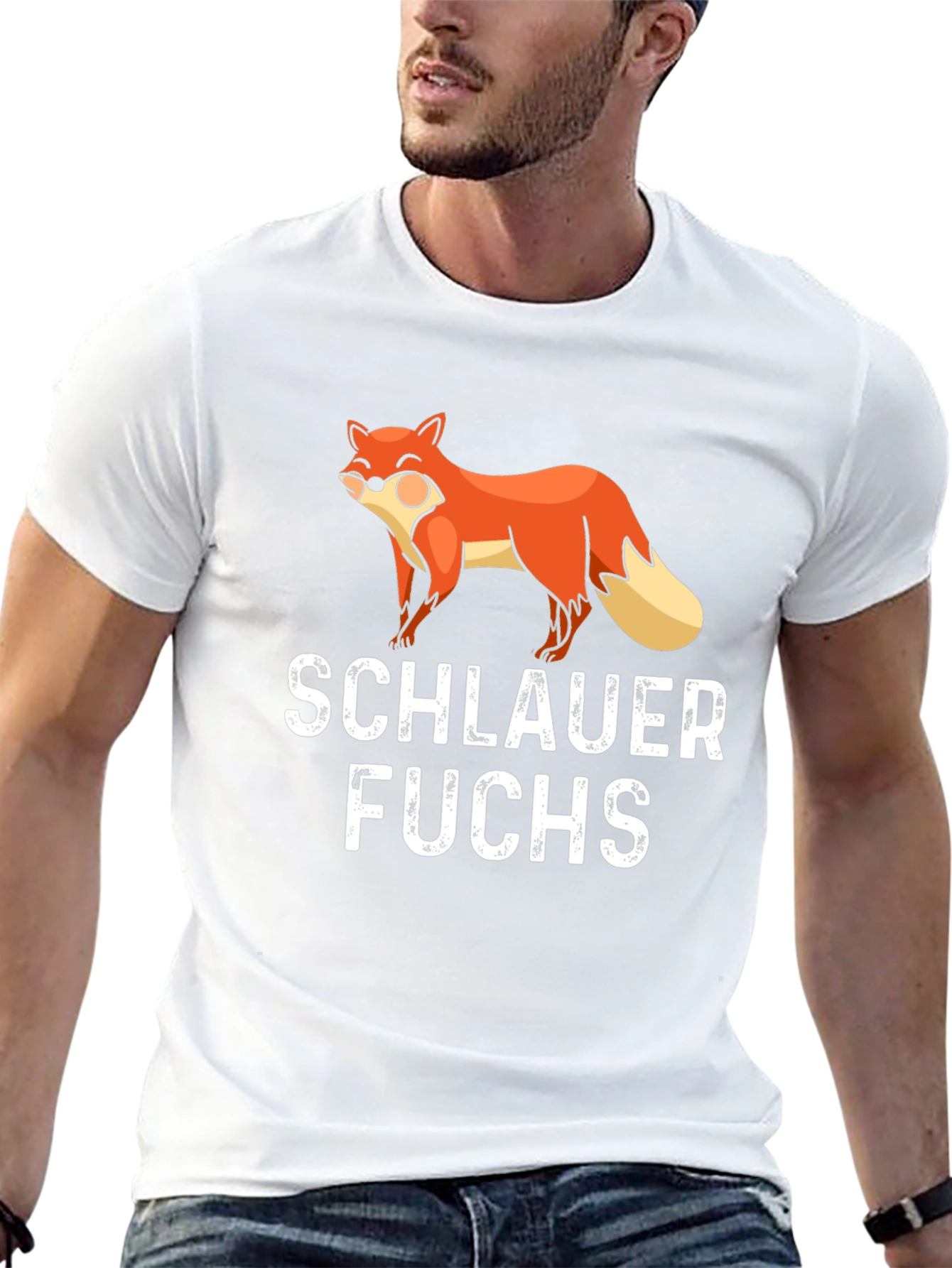 Black Smarter Fox Funny T-Shirt, Novelty Tee view 13