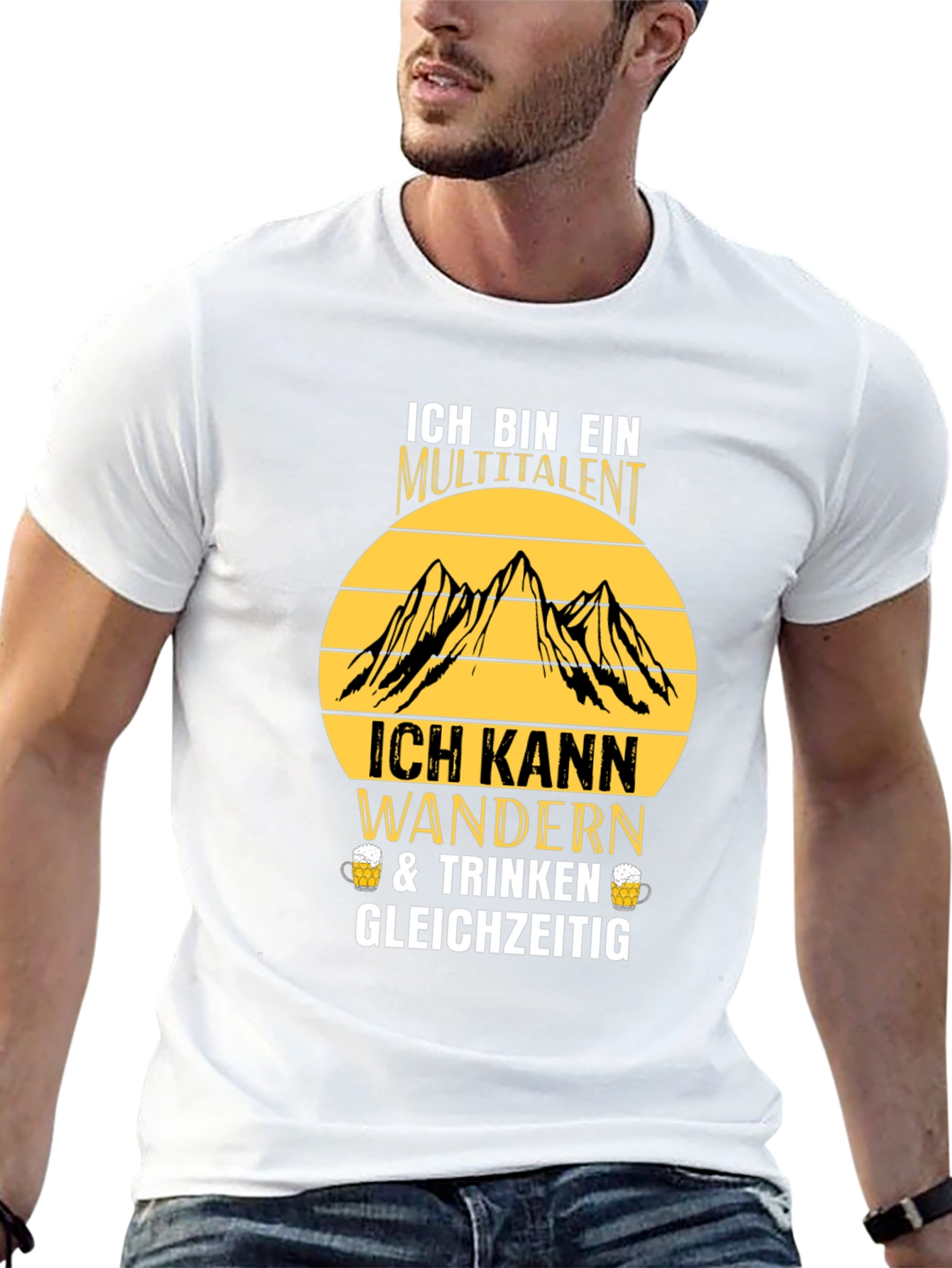 Black Multitalent Hiking & Drinking T-Shirt view 13