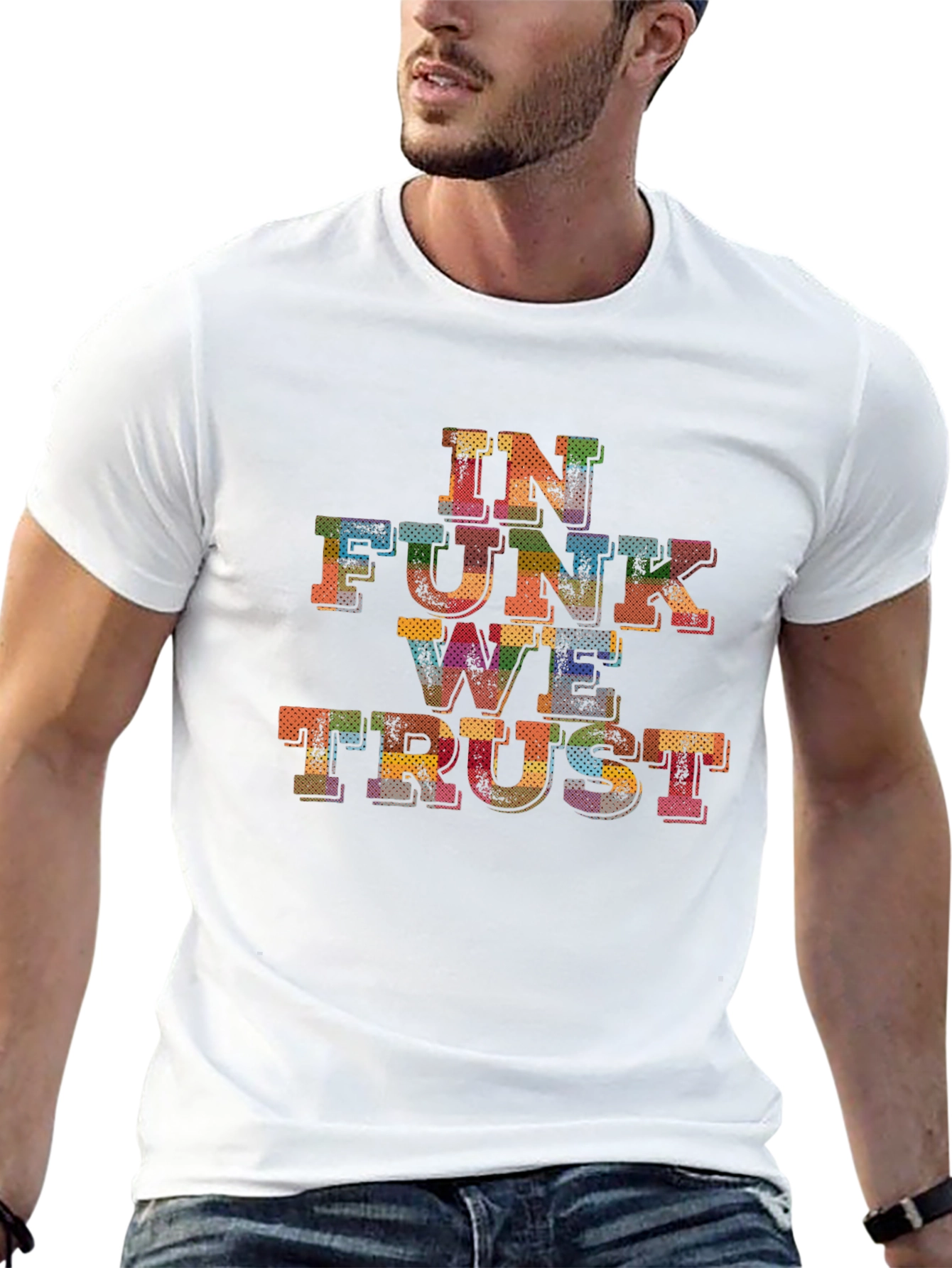 Black In Funk We Trust Graphic T-Shirt view 13