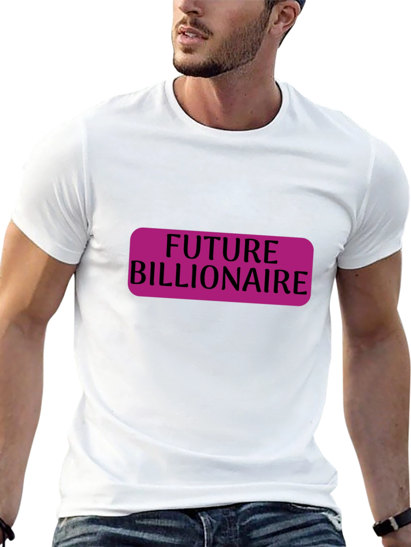 Black Future Billionaire Graphic Tee - Mens Black T-Shirt view 13
