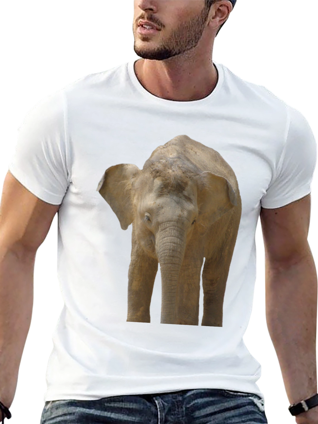 Black Elephant Graphic Tee - Casual Style view 13