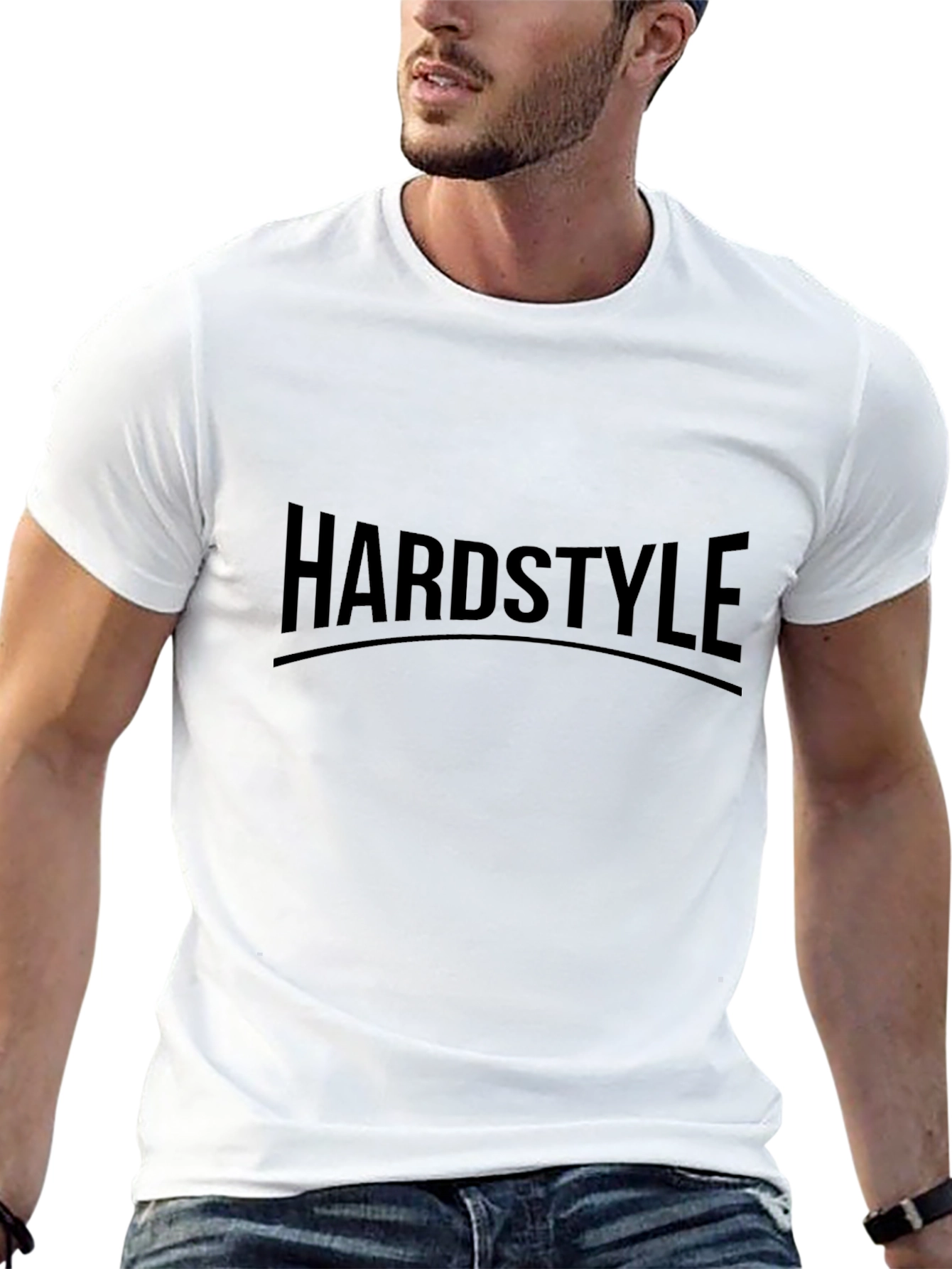 Black Hardstyle Black Graphic T-Shirt - Bold Style view 13