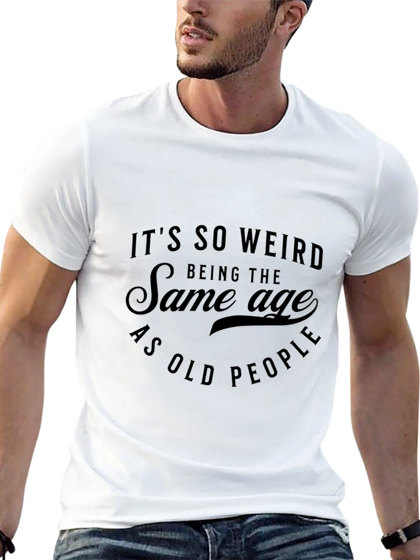 Black Funny Age Humor T-Shirt view 13