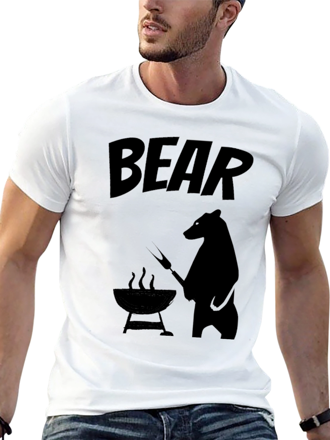 Black Bear BBQ T-Shirt - Funny Grilling Tee view 13