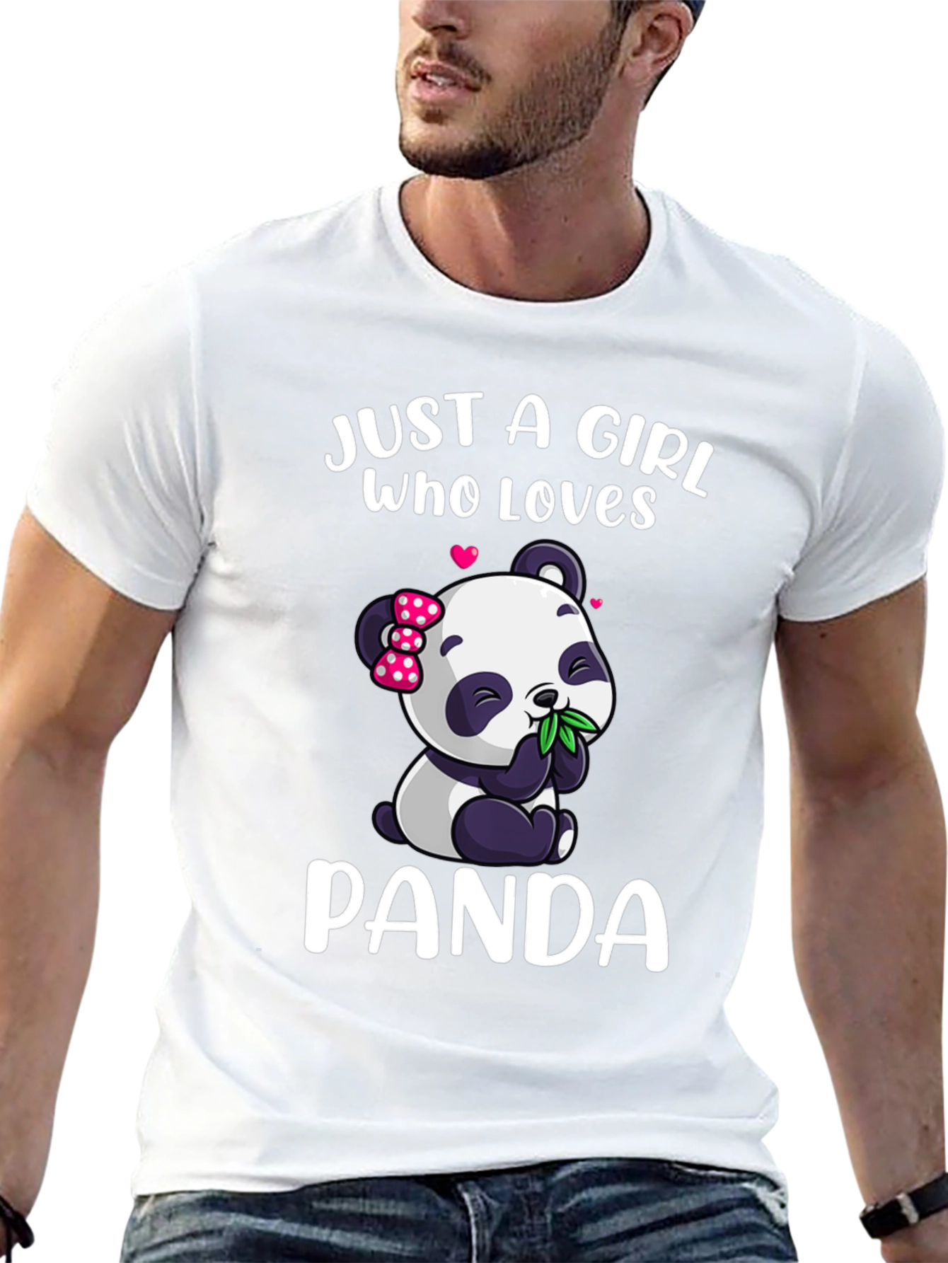 Black Girl's Panda Lover T-Shirt view 13