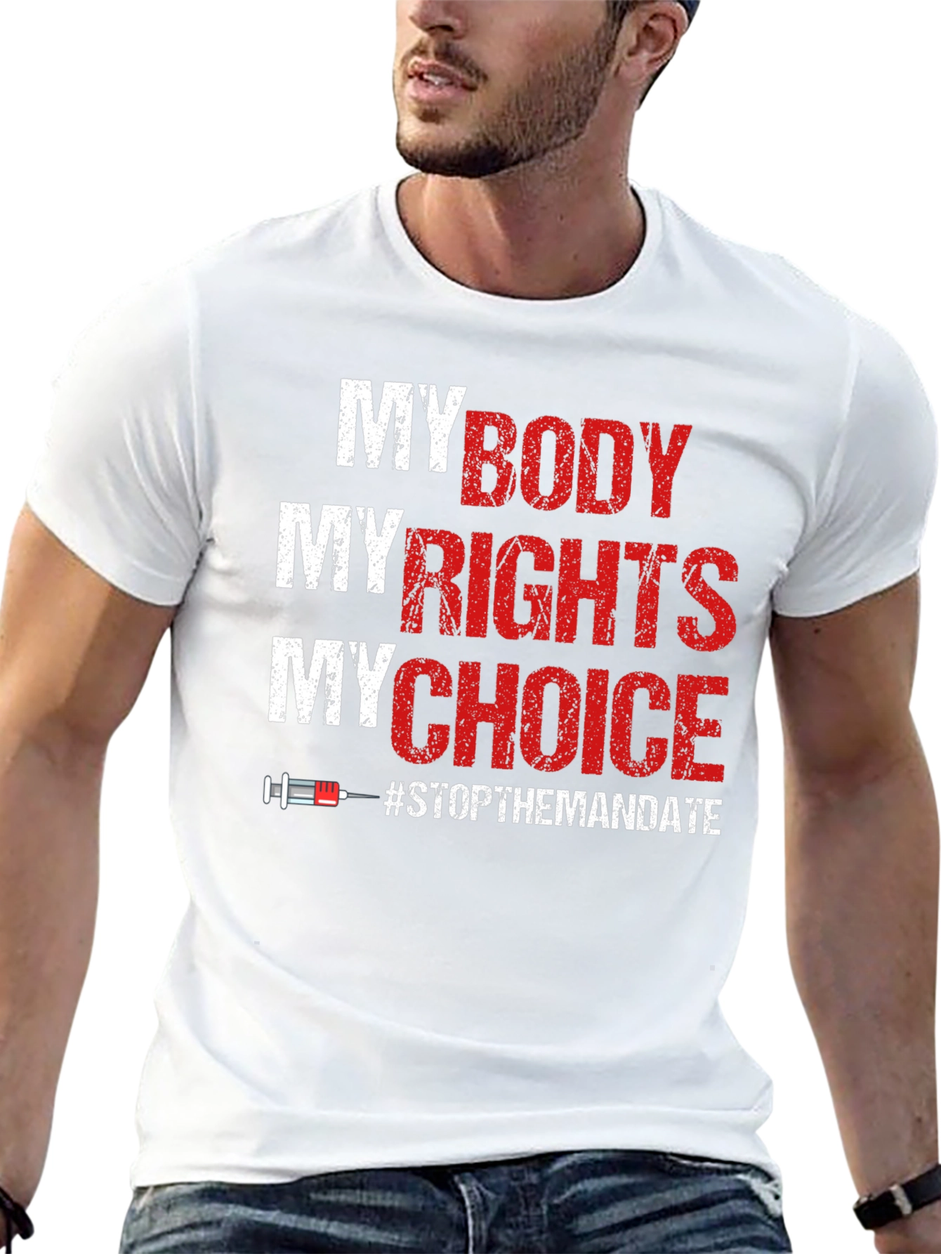 Black My Body My Rights T-Shirt view 13
