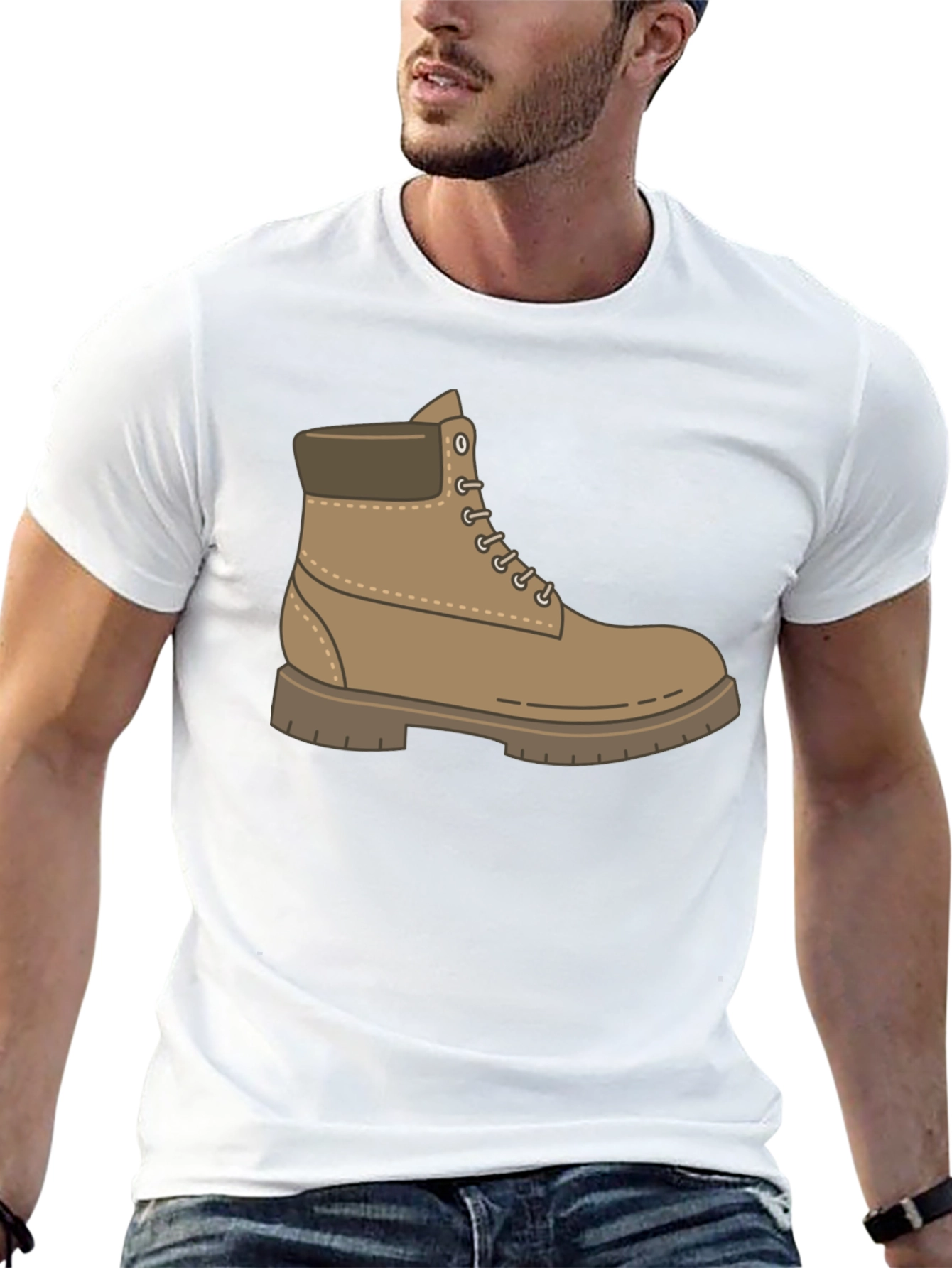 Black Boot Graphic Tee - Stylish Casual Wear view 13