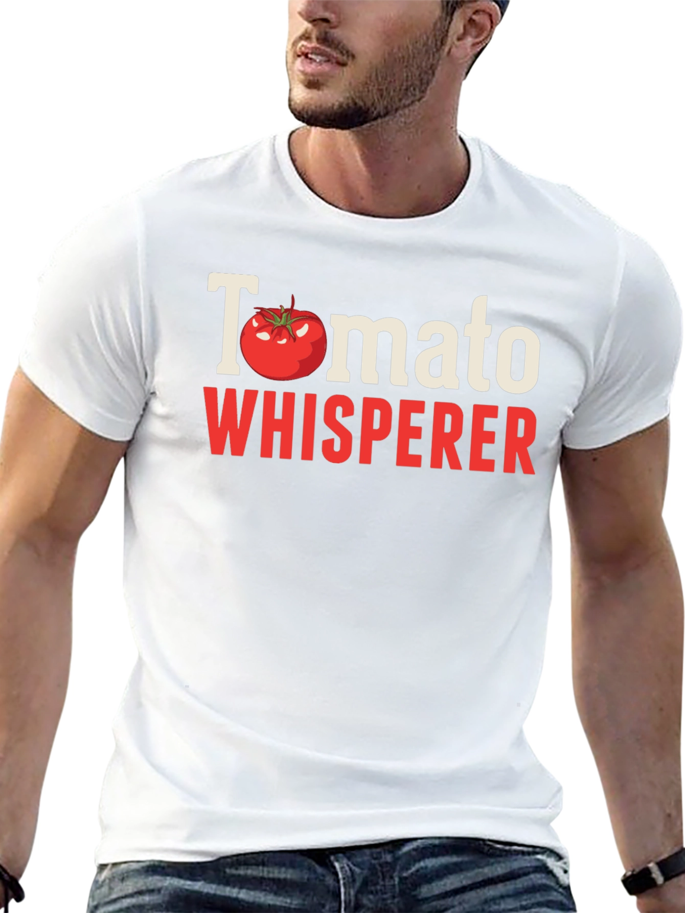 Black Tomato Whisperer Graphic T-Shirt - Gardener's Gift view 13