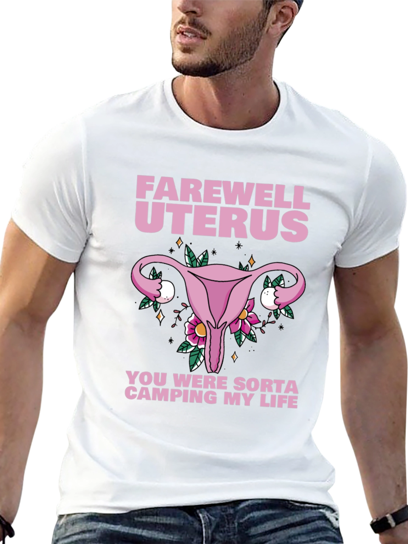 Farewell Uterus Graphic Tee - 13