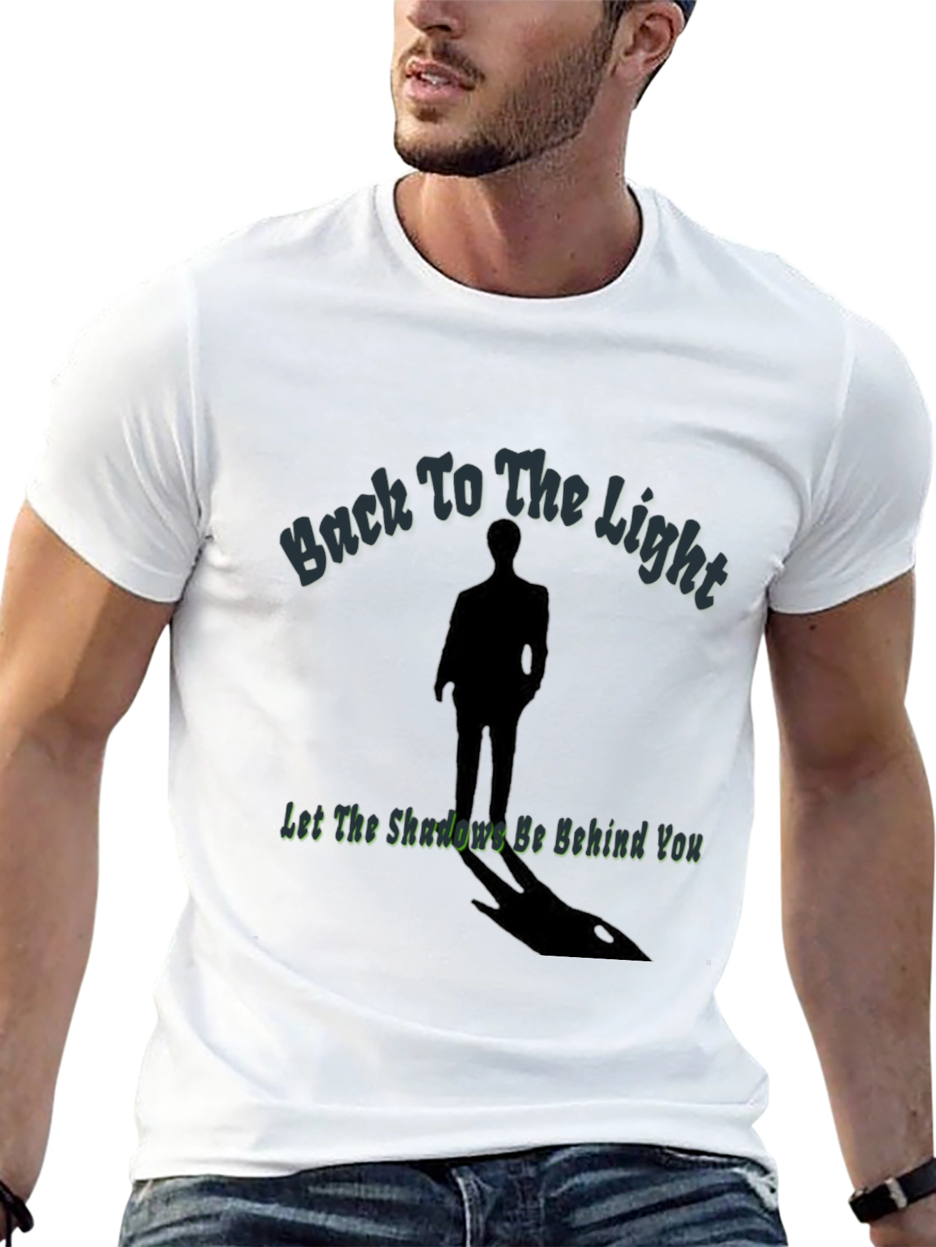 Black Back To The Light Graphic T-Shirt view 13