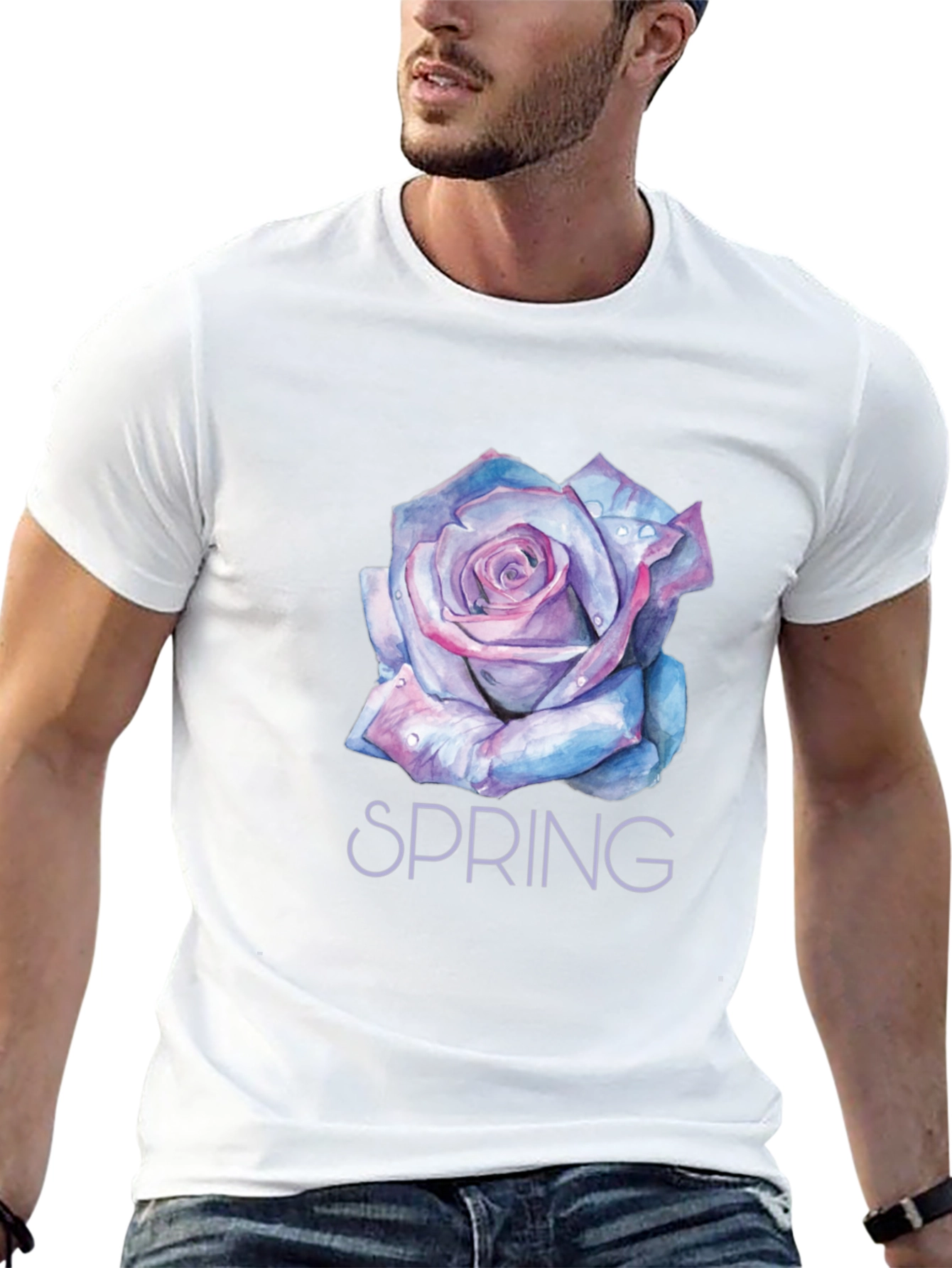 Black Spring Floral T-Shirt view 13
