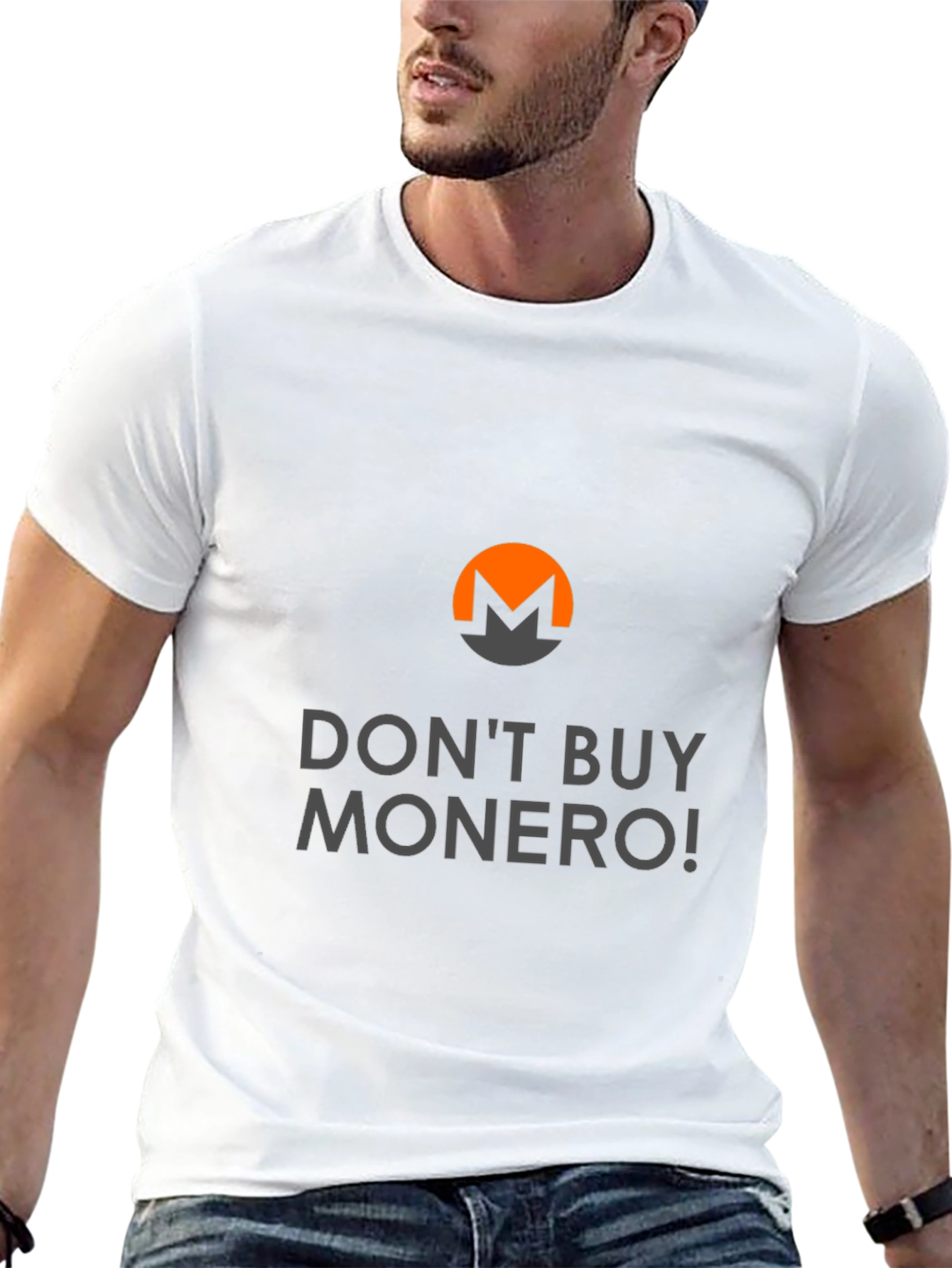 Black Don't Buy Monero T-Shirt - Crypto Humor Tee view 13