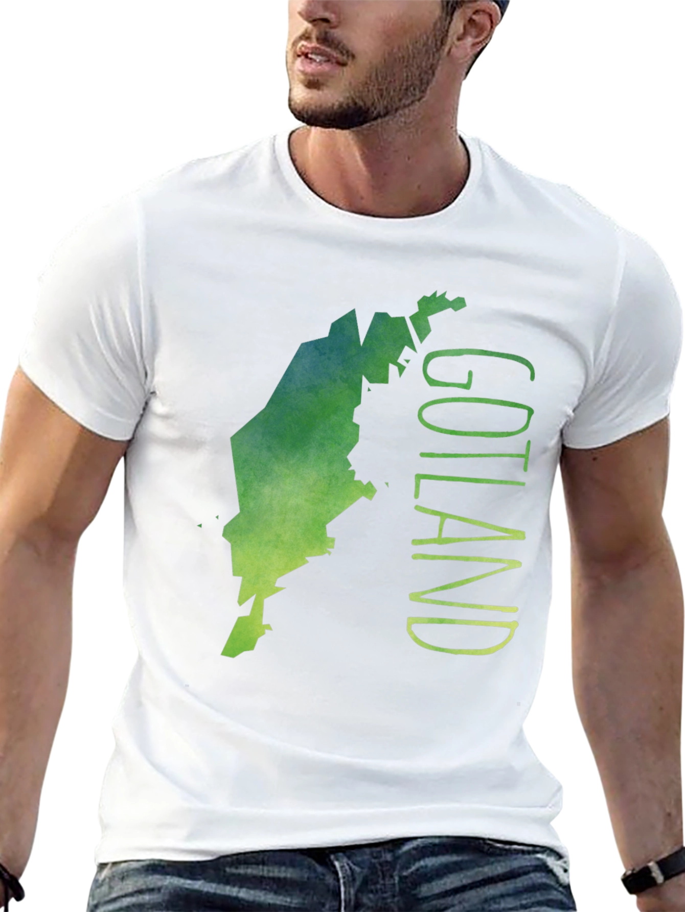 Gotland Map Graphic Tee - Unique Island Design - 13