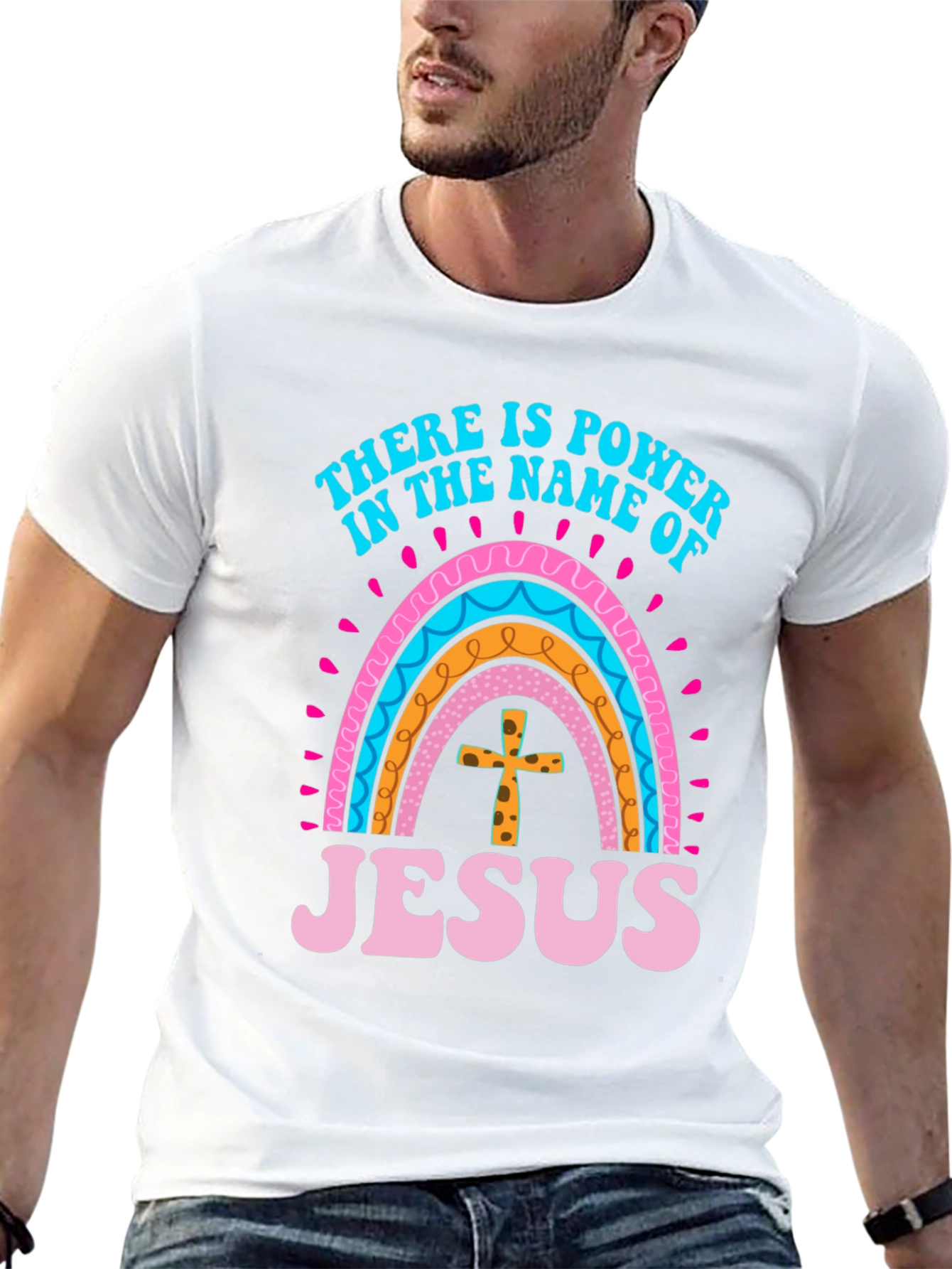 Black Power in the Name of Jesus Graphic Tee view 13