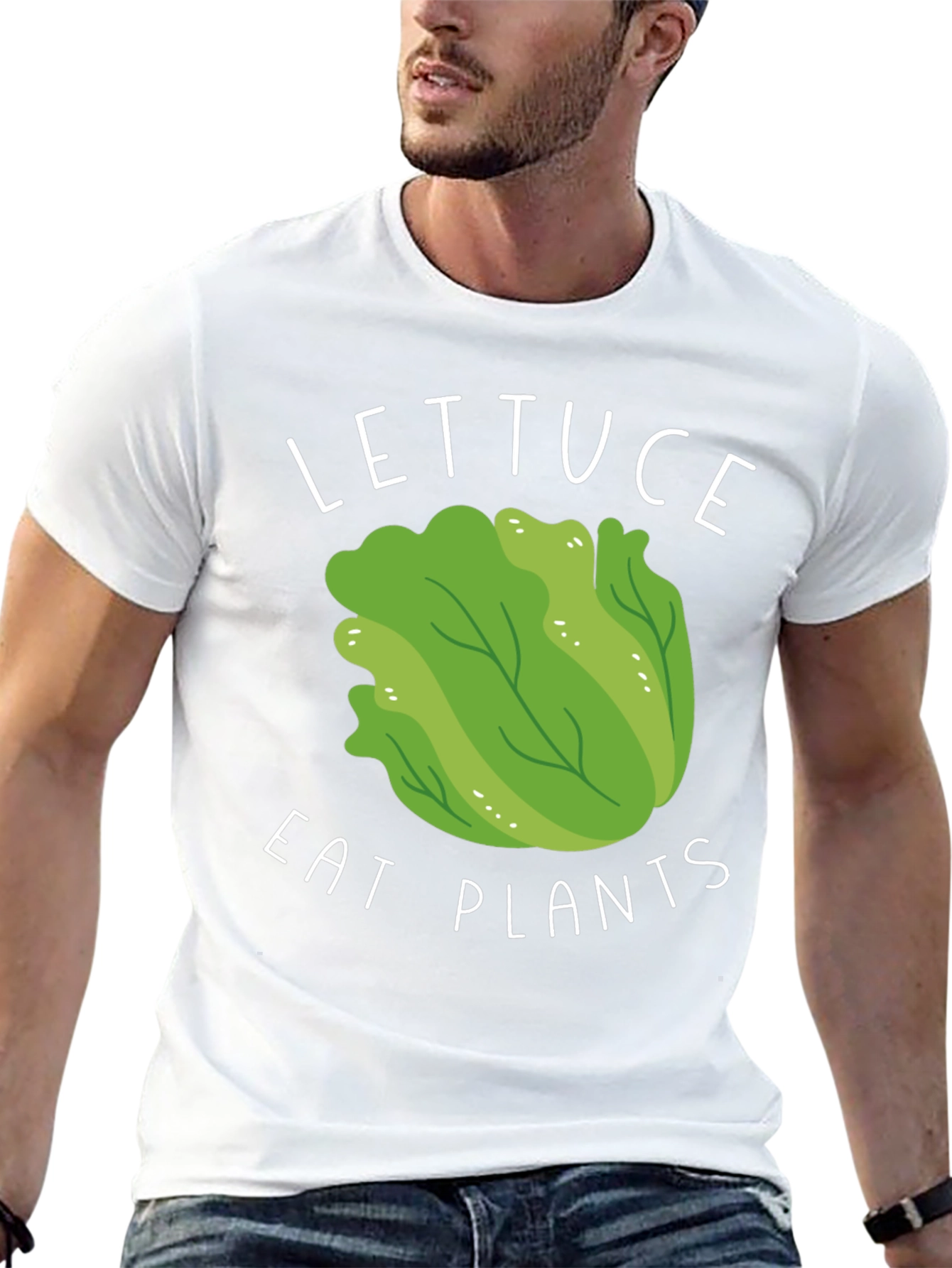 Black Lettuce Eat Plants Graphic Tee view 13
