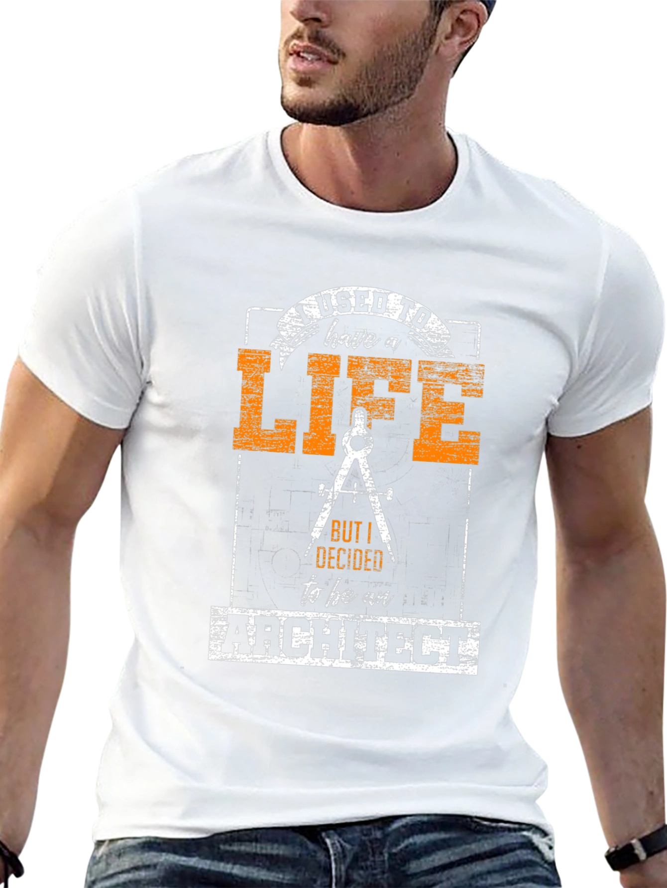 Black Architect T-Shirt: I Used To Have A Life view 13