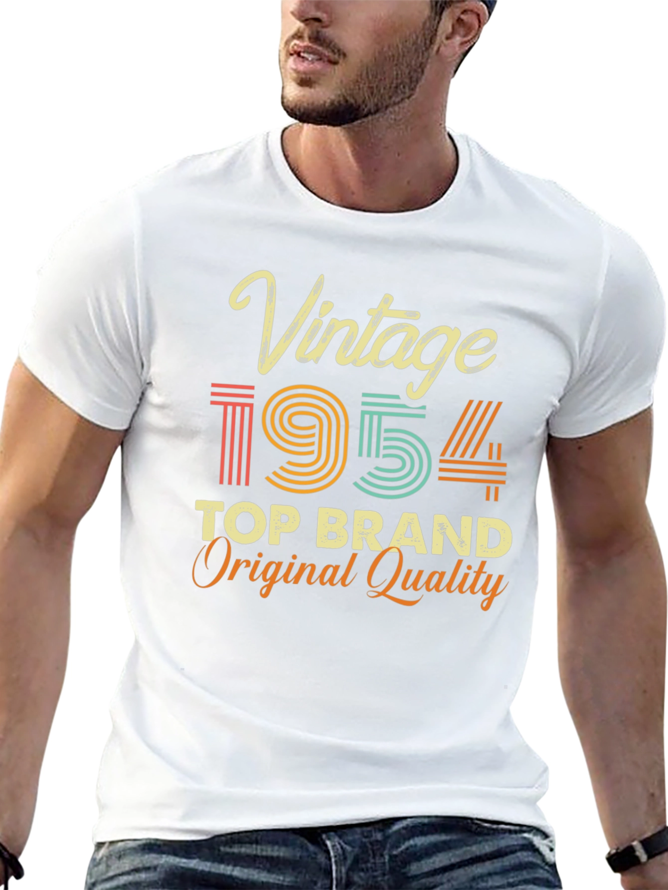 Black Vintage 1954 T-Shirt, Top Brand Original Quality view 13