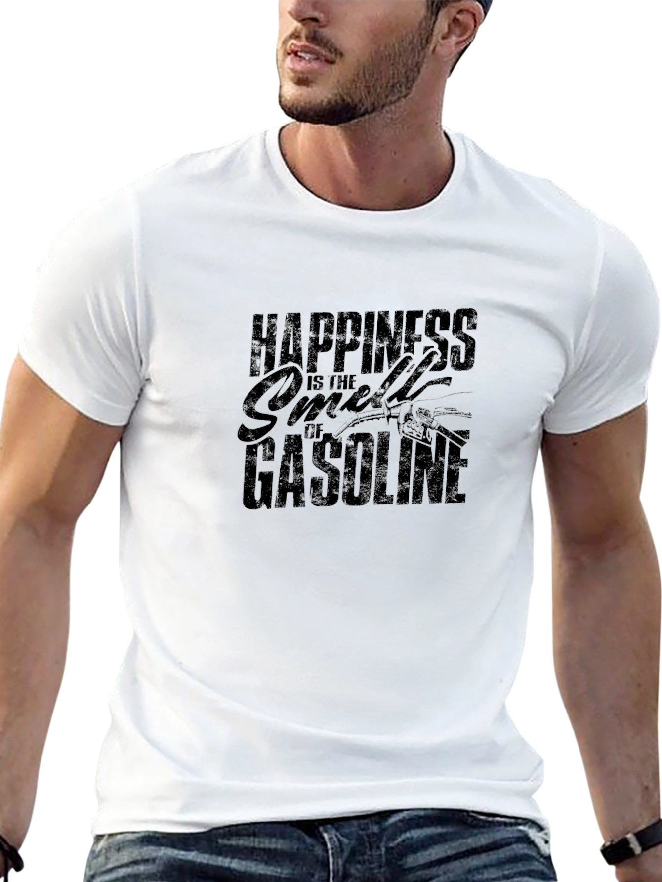 Black Happiness is Gasoline T-Shirt view 13