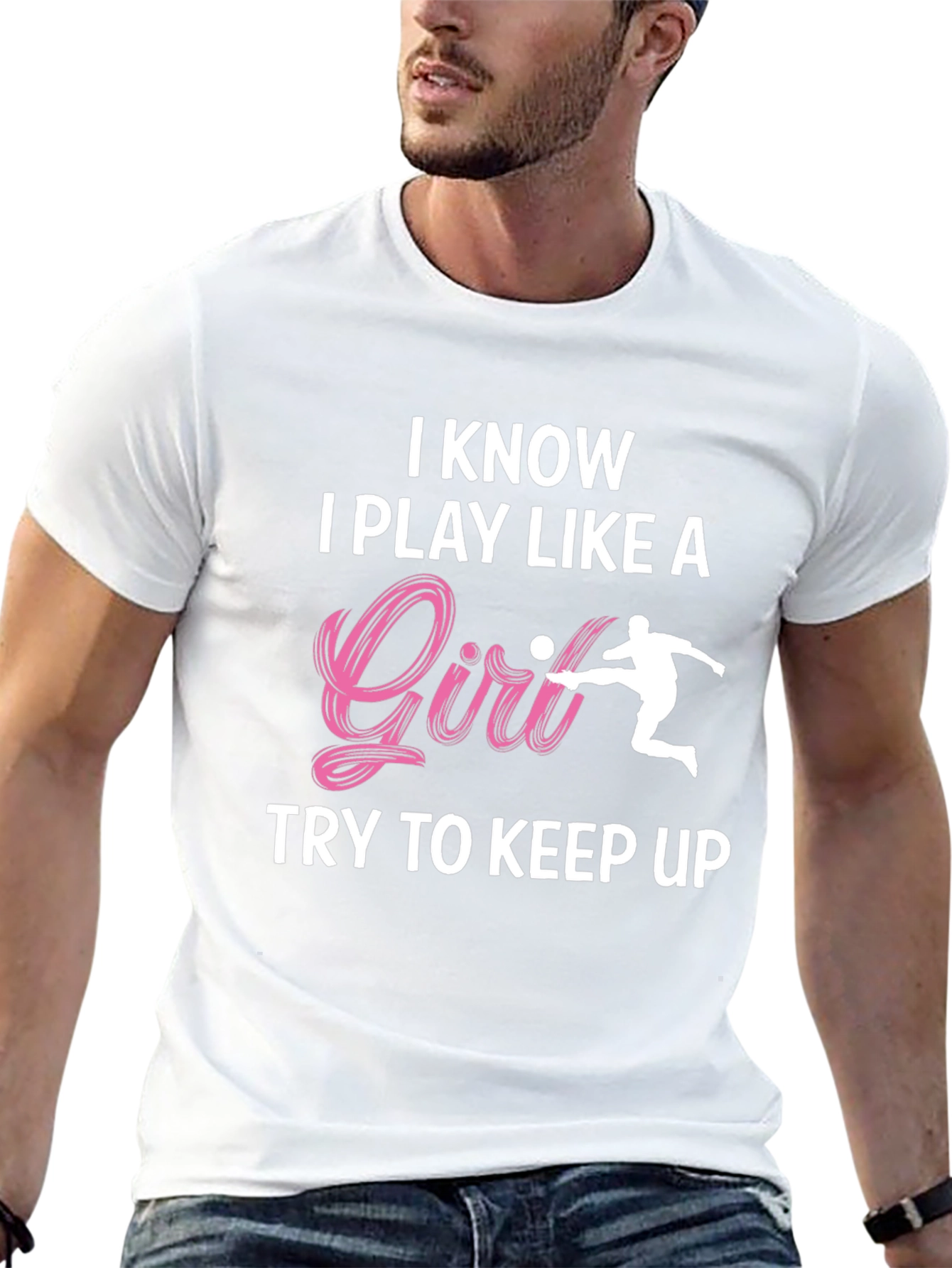 Black I Know I Play Like A Girl T-Shirt view 13