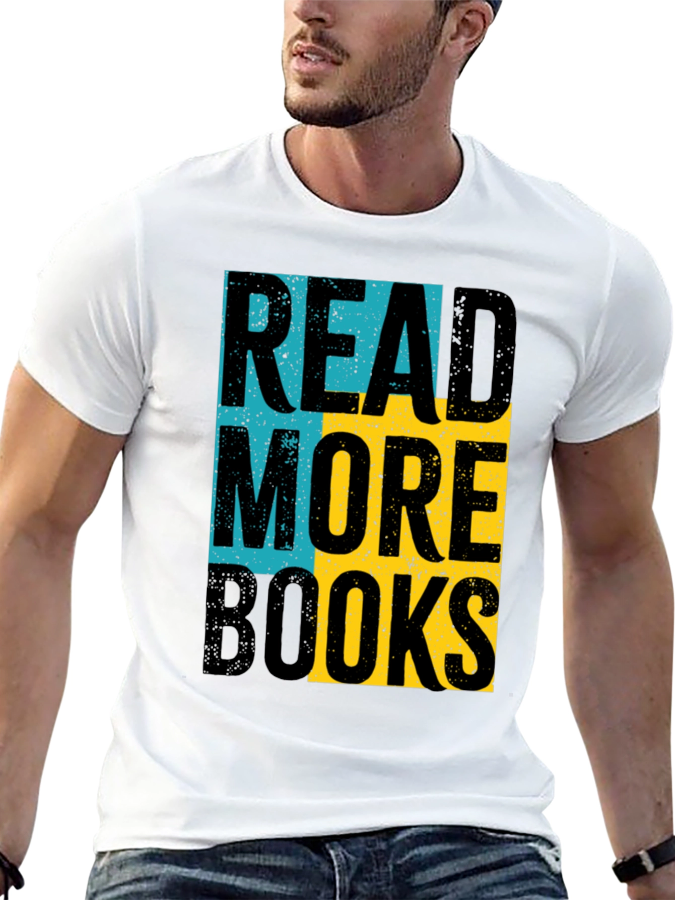 Black Read More Books Graphic Tee - Unisex view 13
