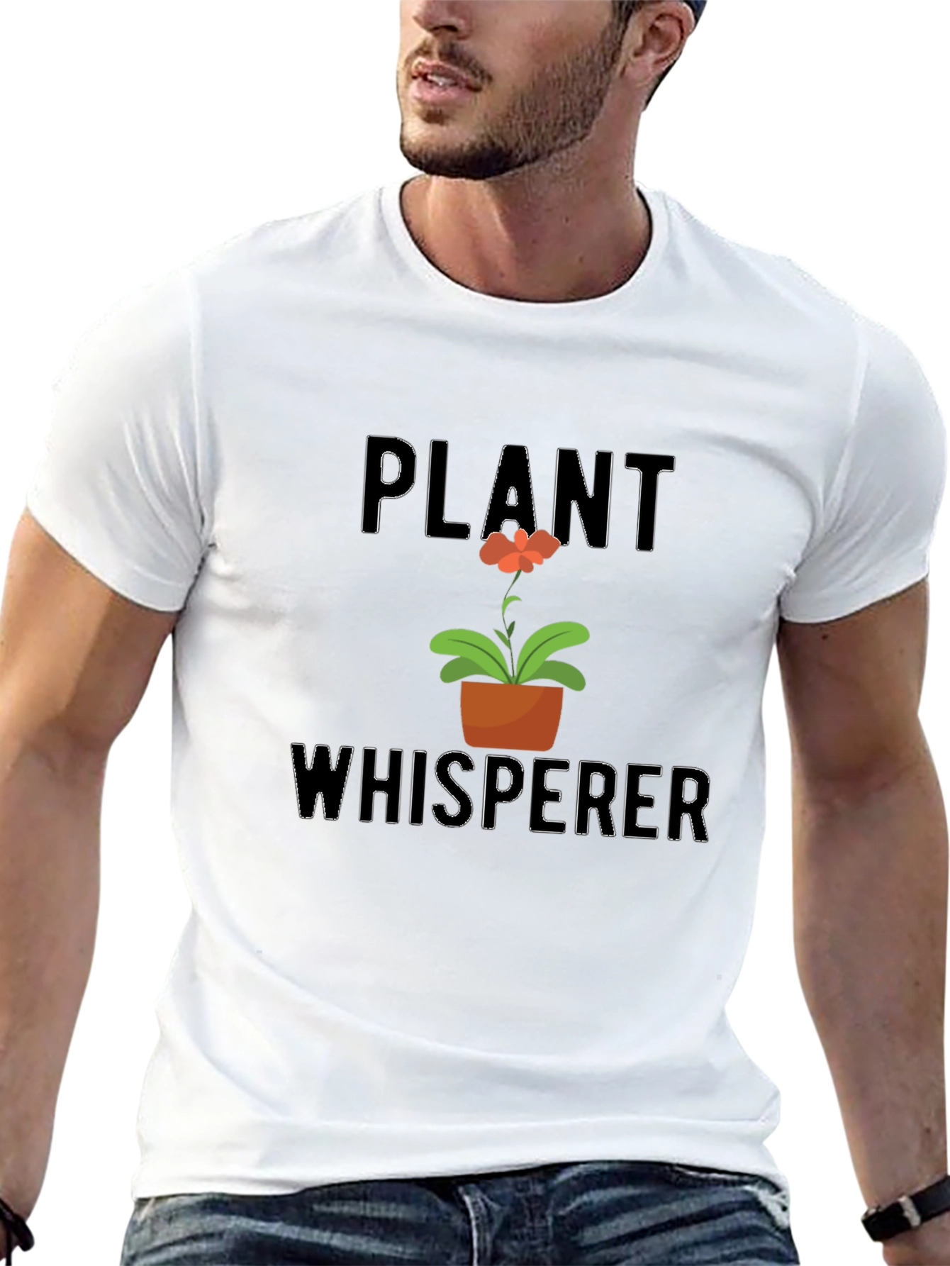 Black Plant Whisperer Graphic T-Shirt view 13