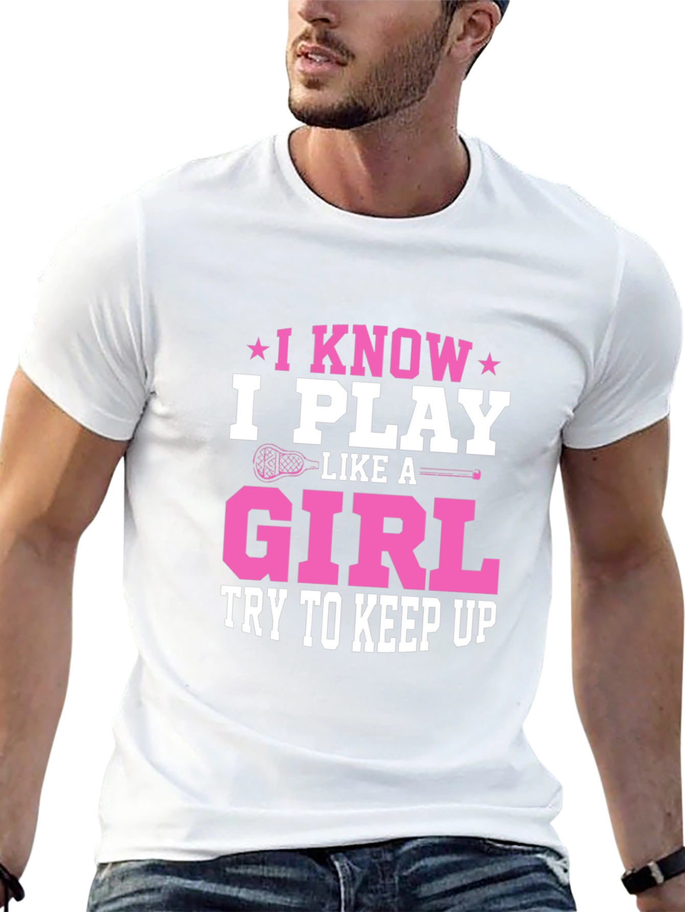 Black I Know I Play Like A Girl T-Shirt view 13