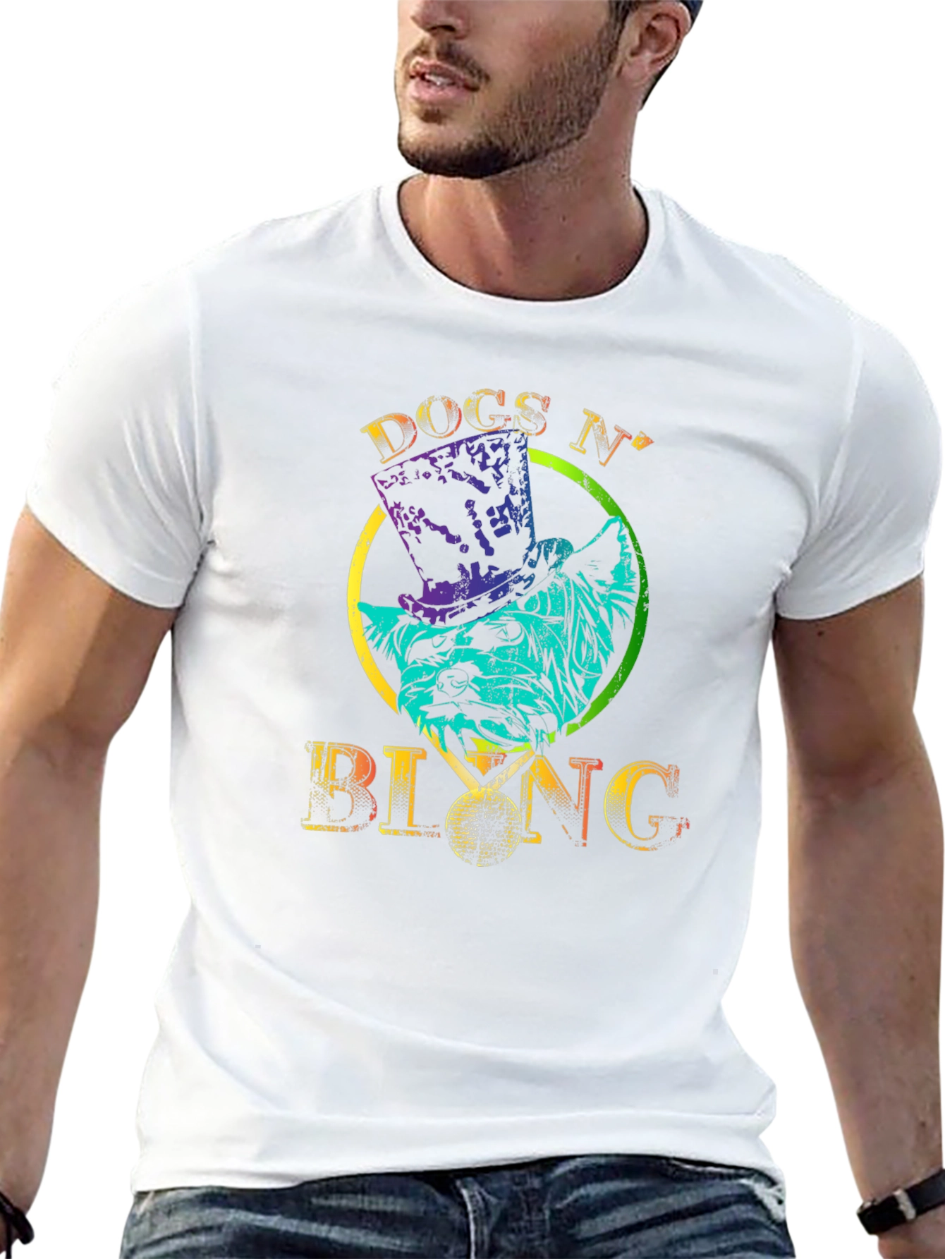 Dogs N' Bling Graphic T-Shirt - 13