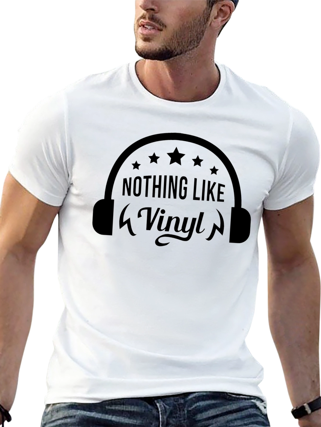 Black Nothing Like Vinyl T-Shirt Music Lover Tee view 13