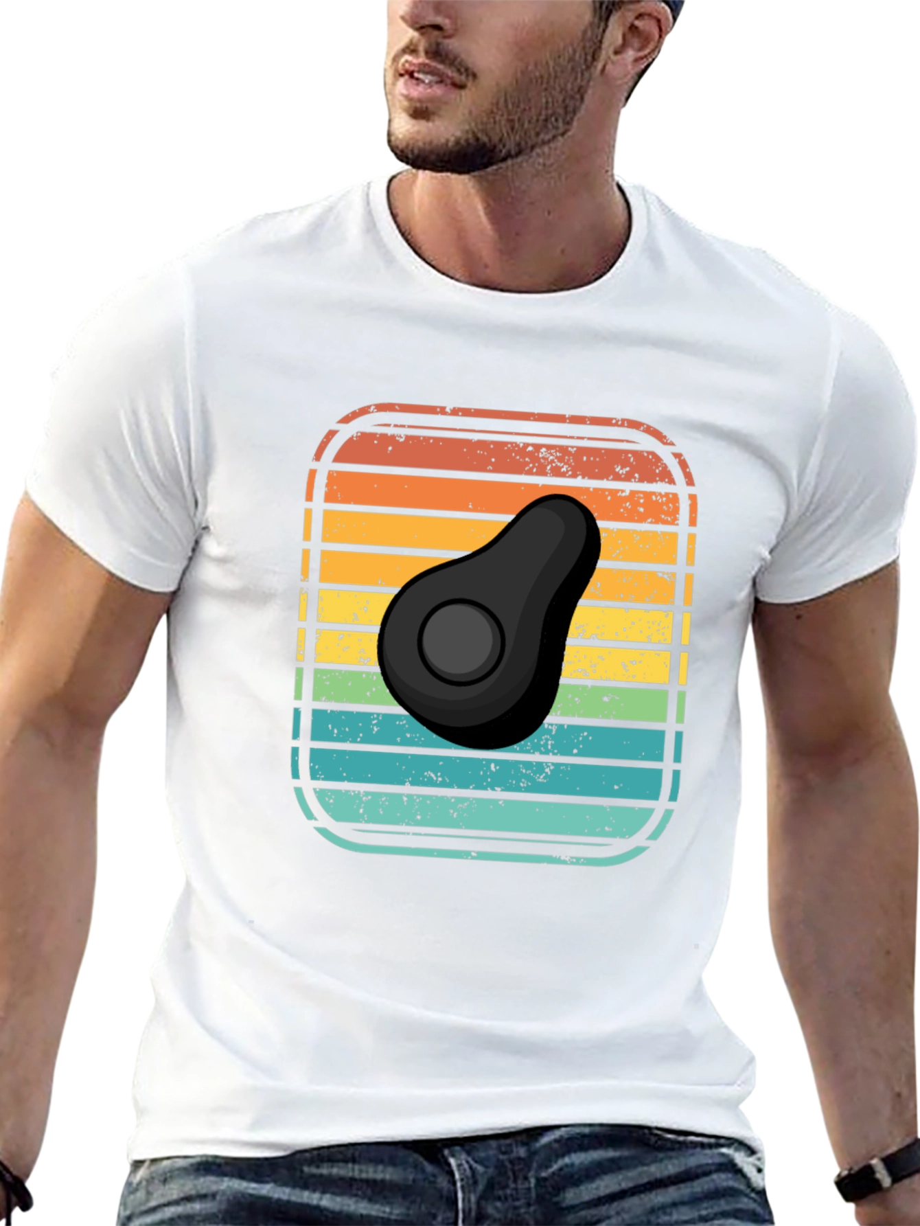 Retro Avocado T-Shirt - 13