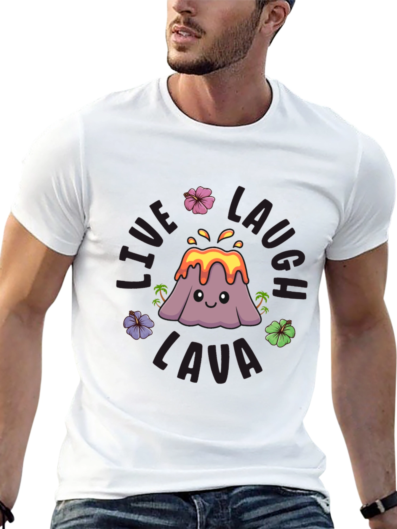 Black Live Laugh Lava Graphic T-Shirt view 13