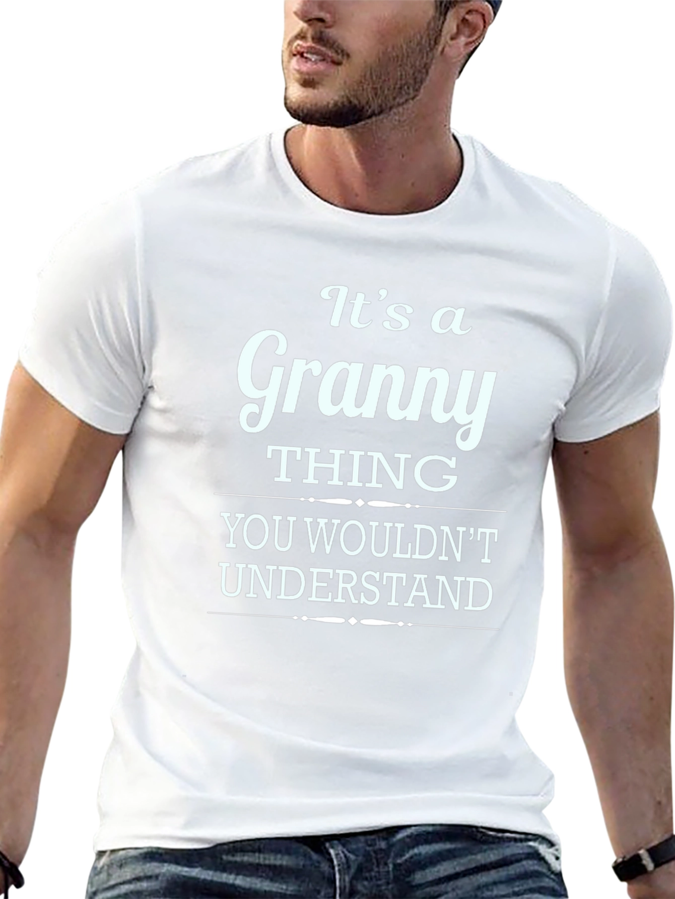 Black It's a Granny Thing T-Shirt view 13