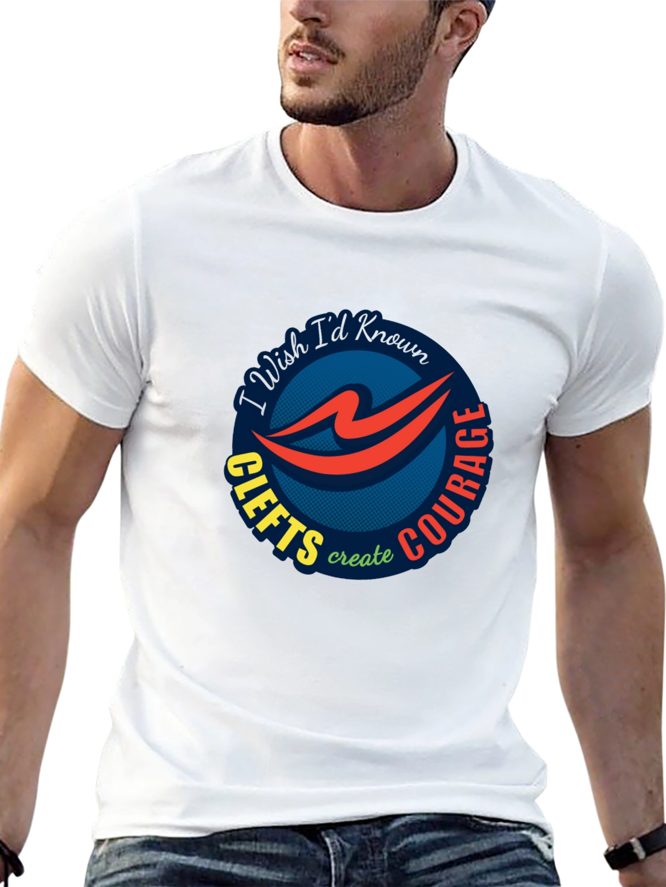 Black Clifts Create Courage Graphic Tee - Black view 13