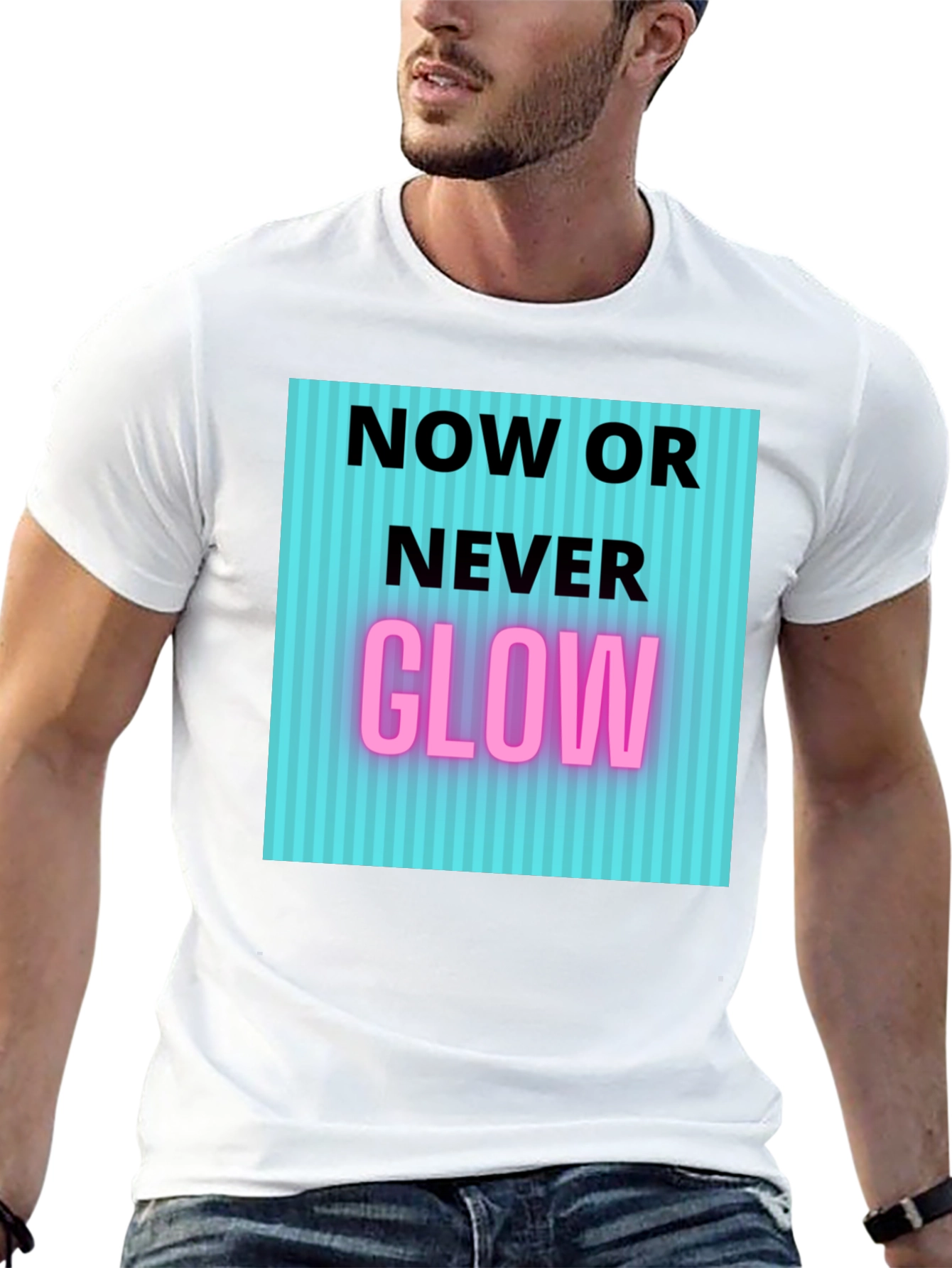 Black Now or Never Glow T-Shirt view 13