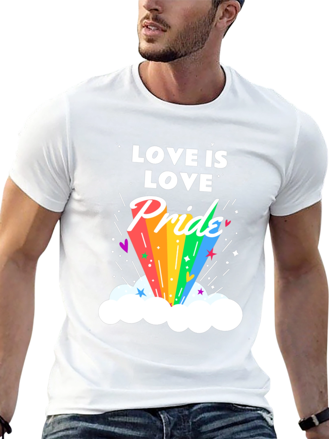 Black Love is Love Pride Graphic T-Shirt view 13