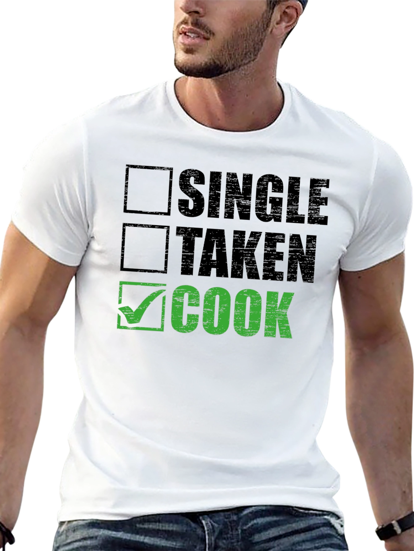 Black Single Taken Cook Graphic T-Shirt view 13