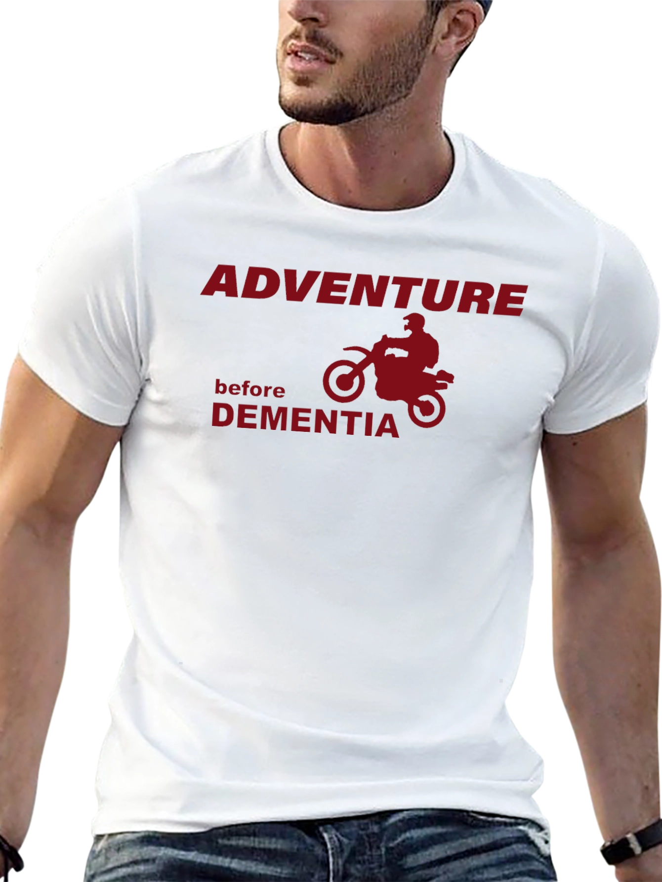 Black Adventure Before Dementia T-Shirt view 13
