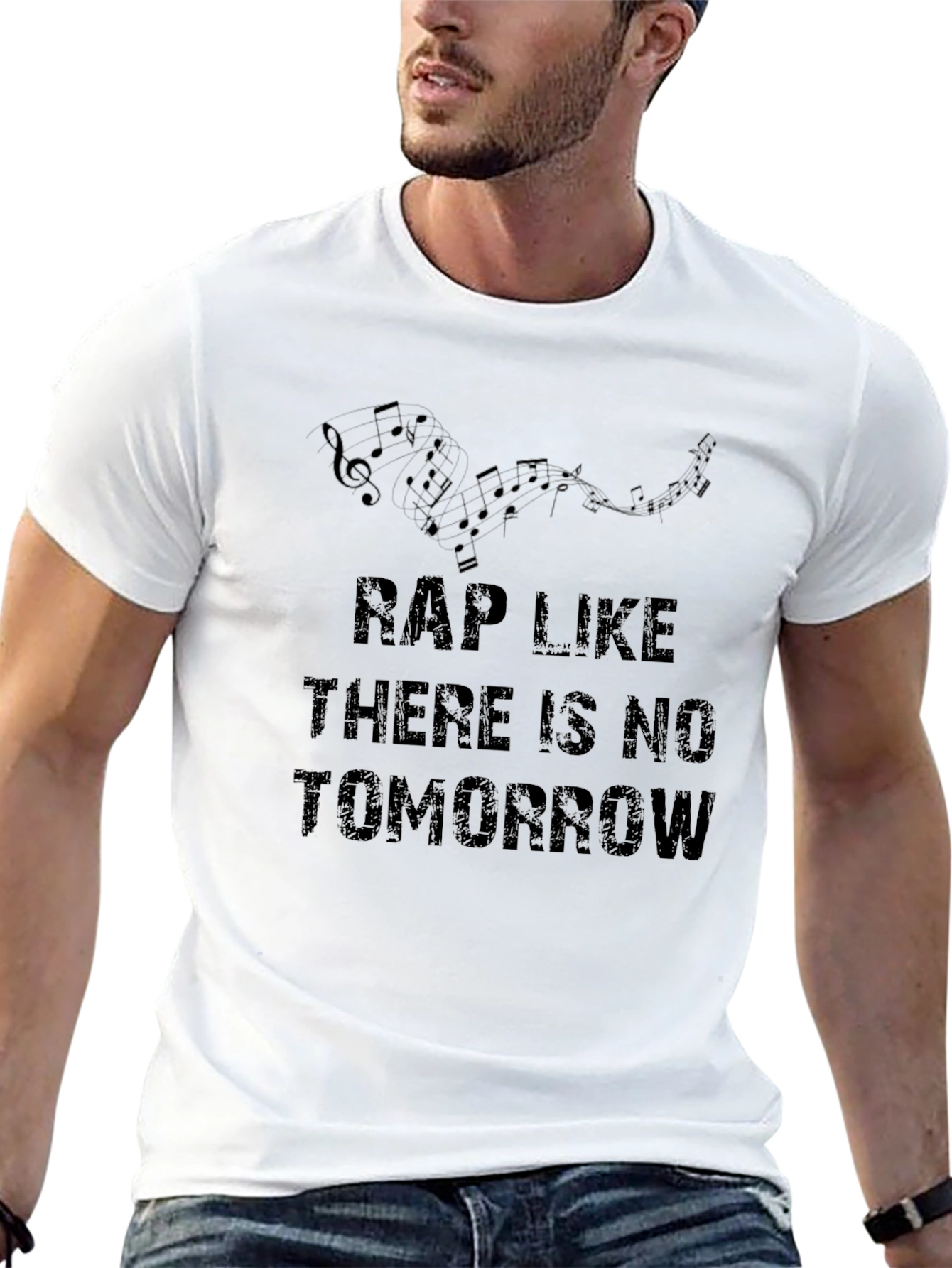 Black Rap Like There's No Tomorrow T-Shirt view 13